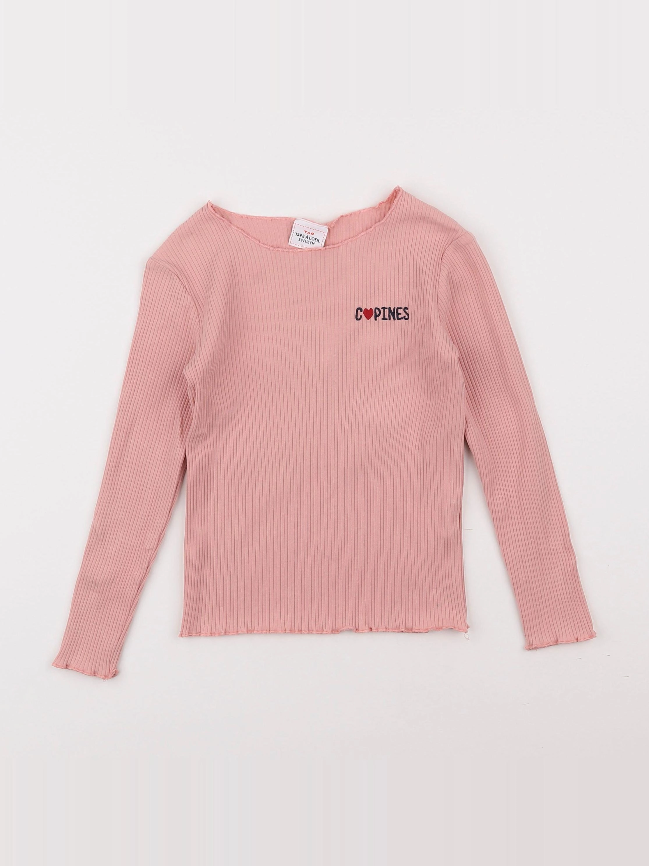 Tape à l'oeil - tee-shirt rose - 5 ans