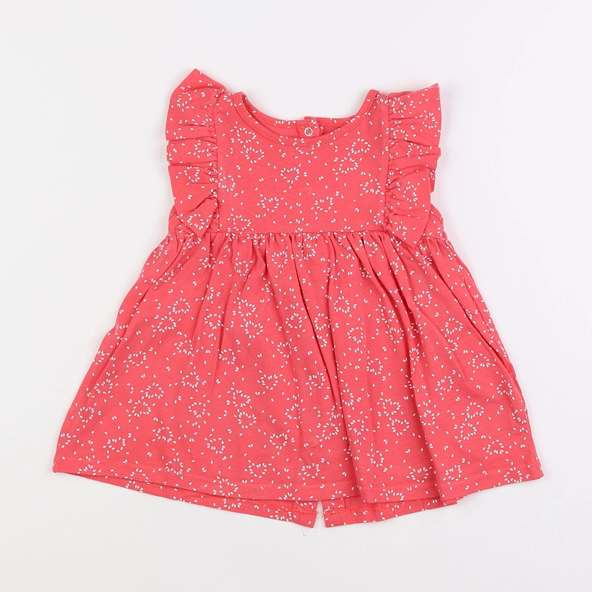 Vertbaudet - robe rose - 9 mois