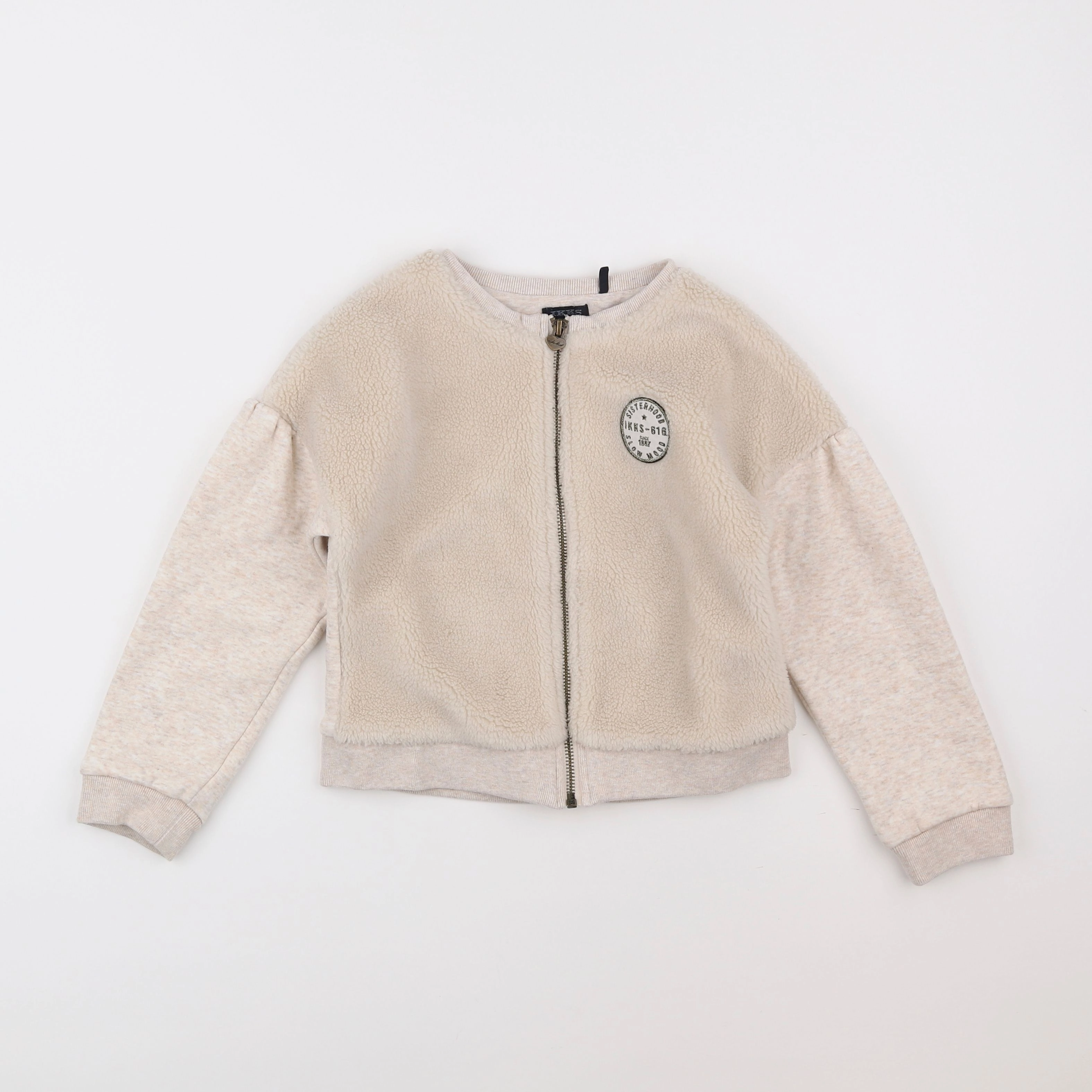 IKKS - sweat beige - 8 ans