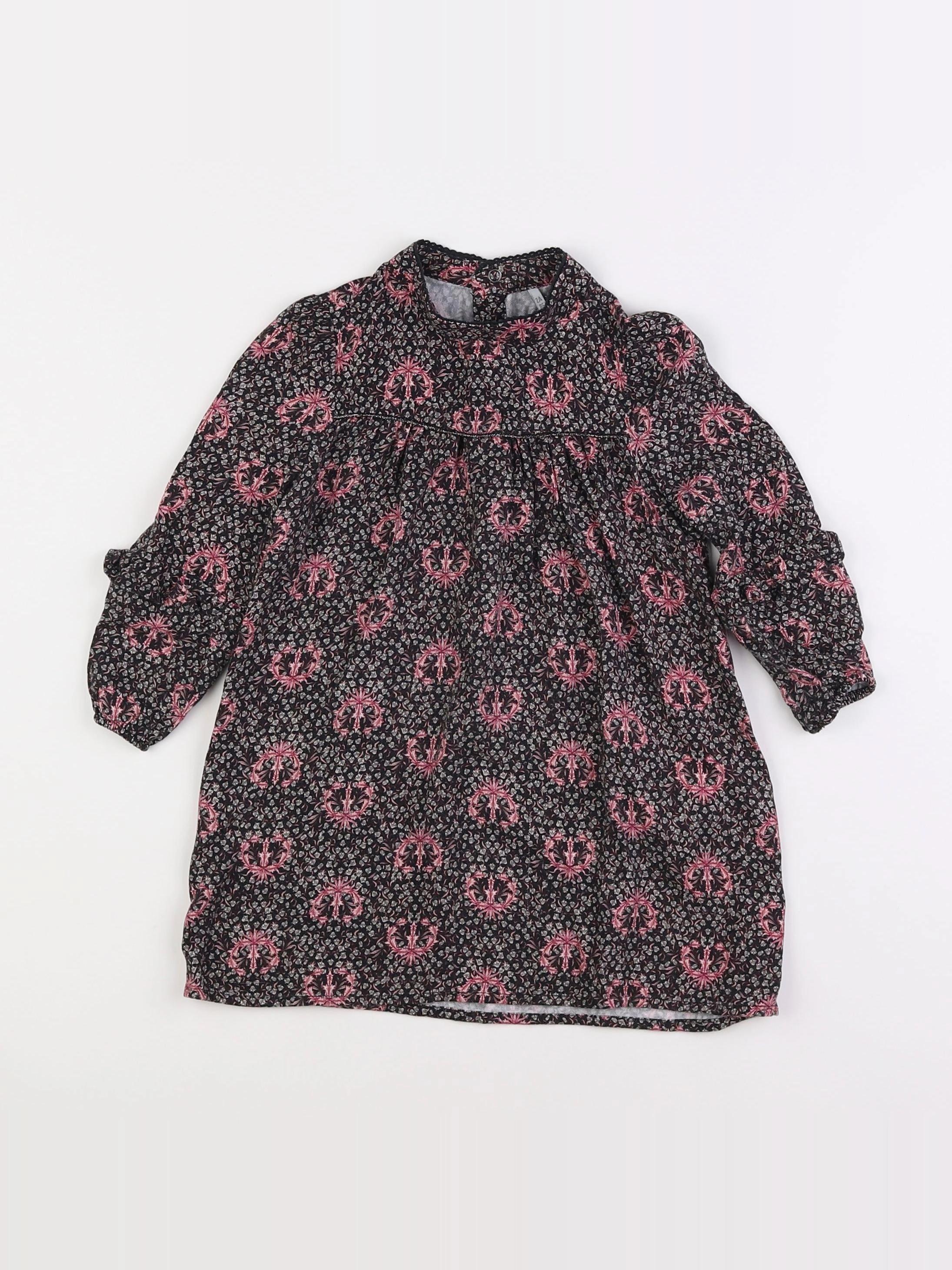 IKKS - robe noir - 2 ans