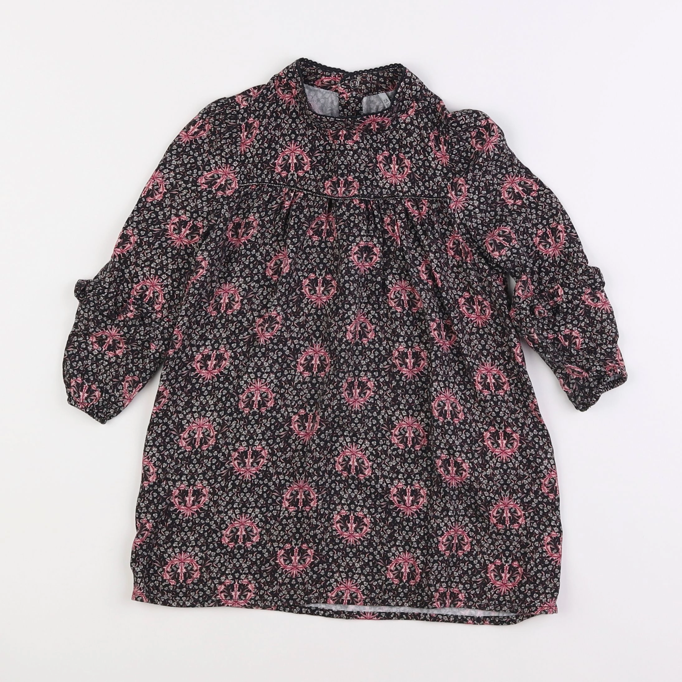 IKKS - robe noir - 2 ans