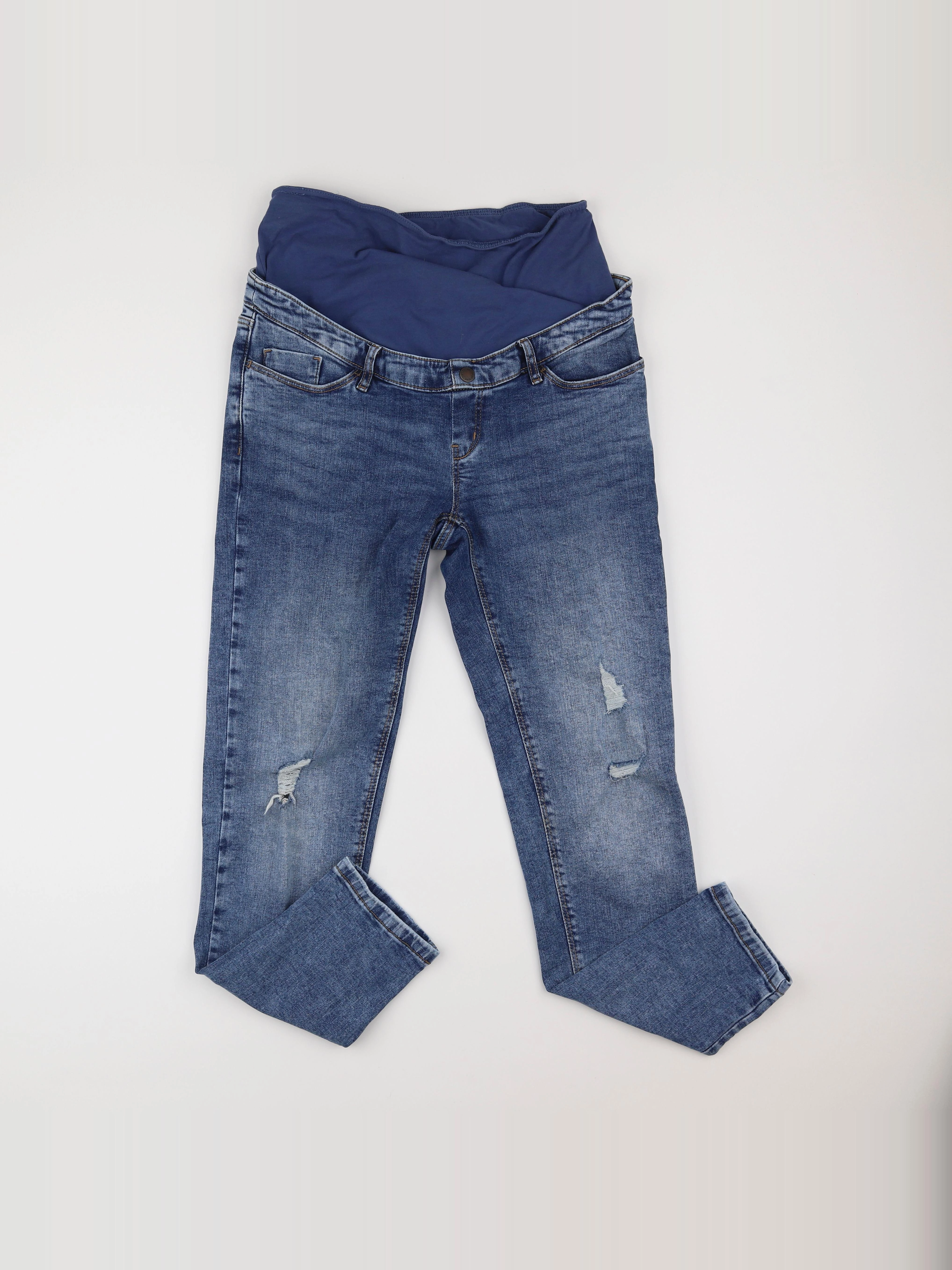 Kiabi - jean grossesse bleu - 38