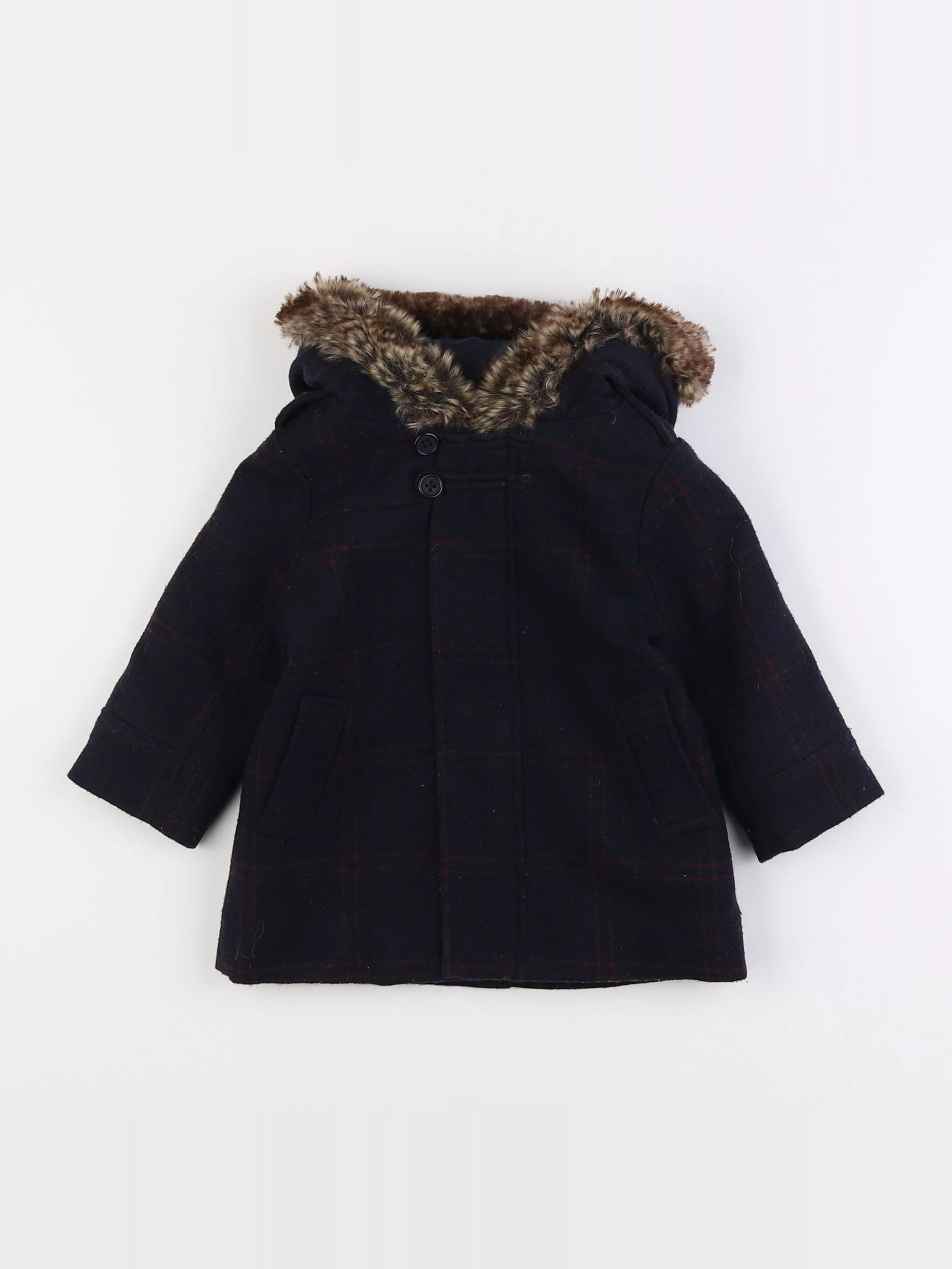 Natalys - manteau bleu - 9 mois