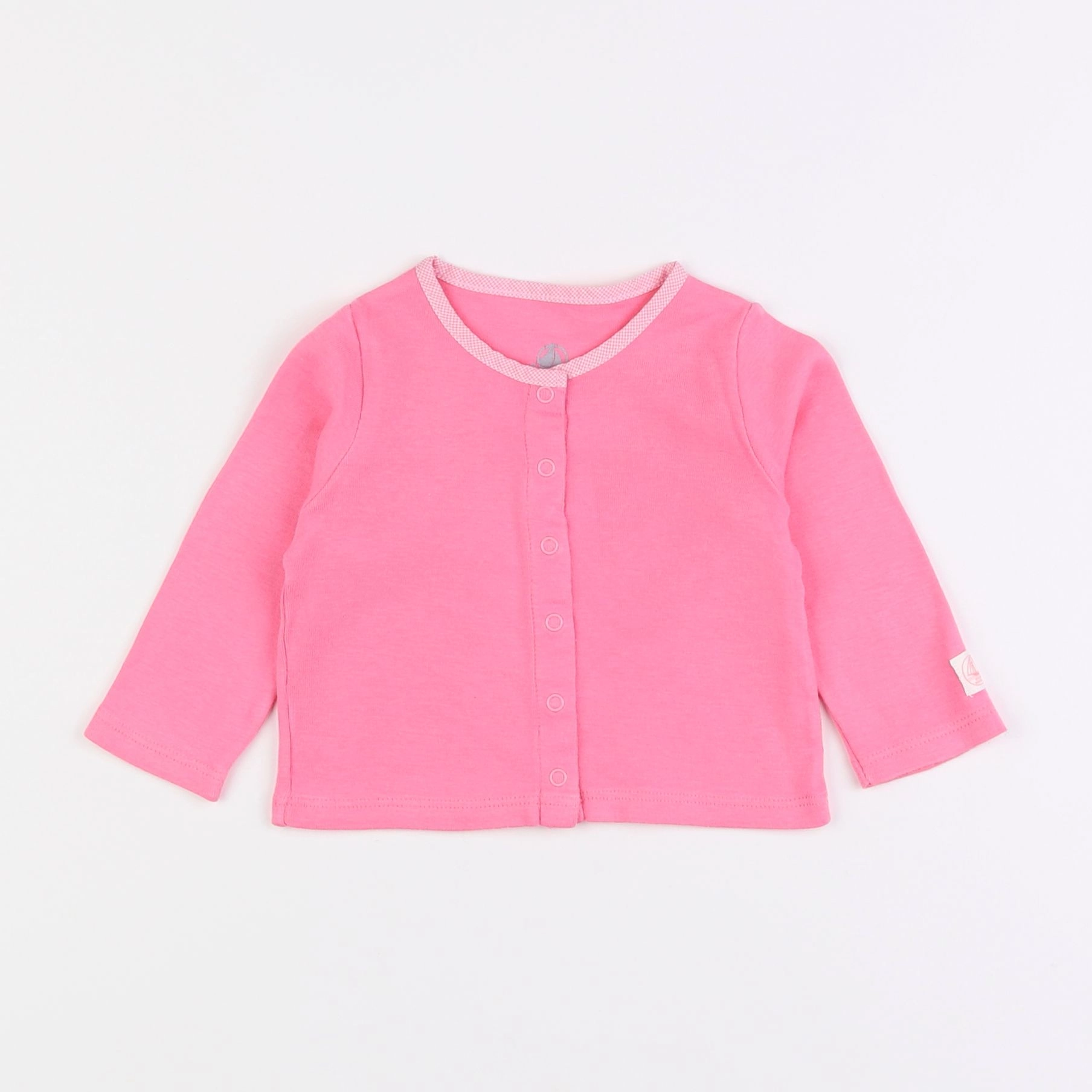 Petit Bateau - tee-shirt rose - 6 mois