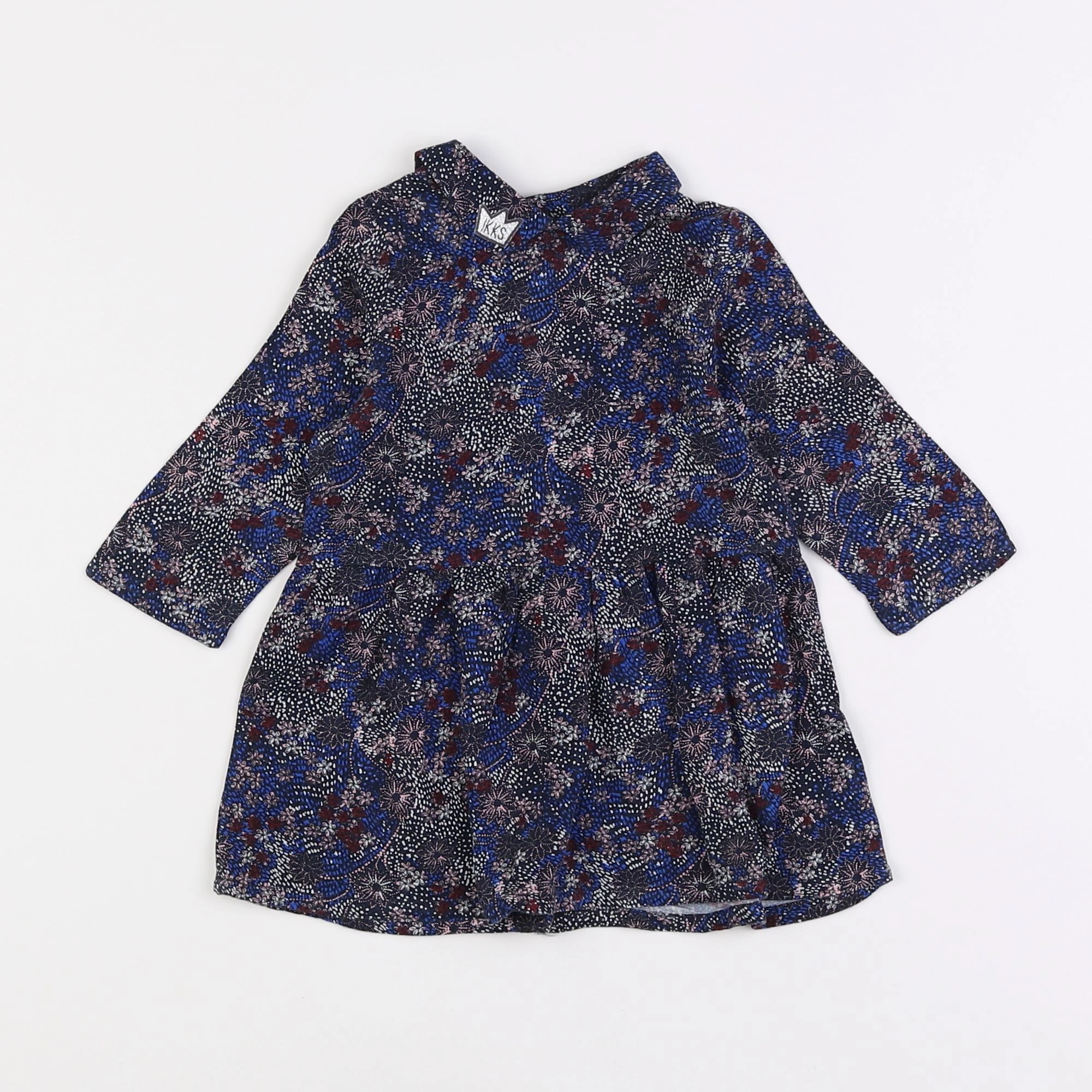 IKKS - robe bleu - 6 mois