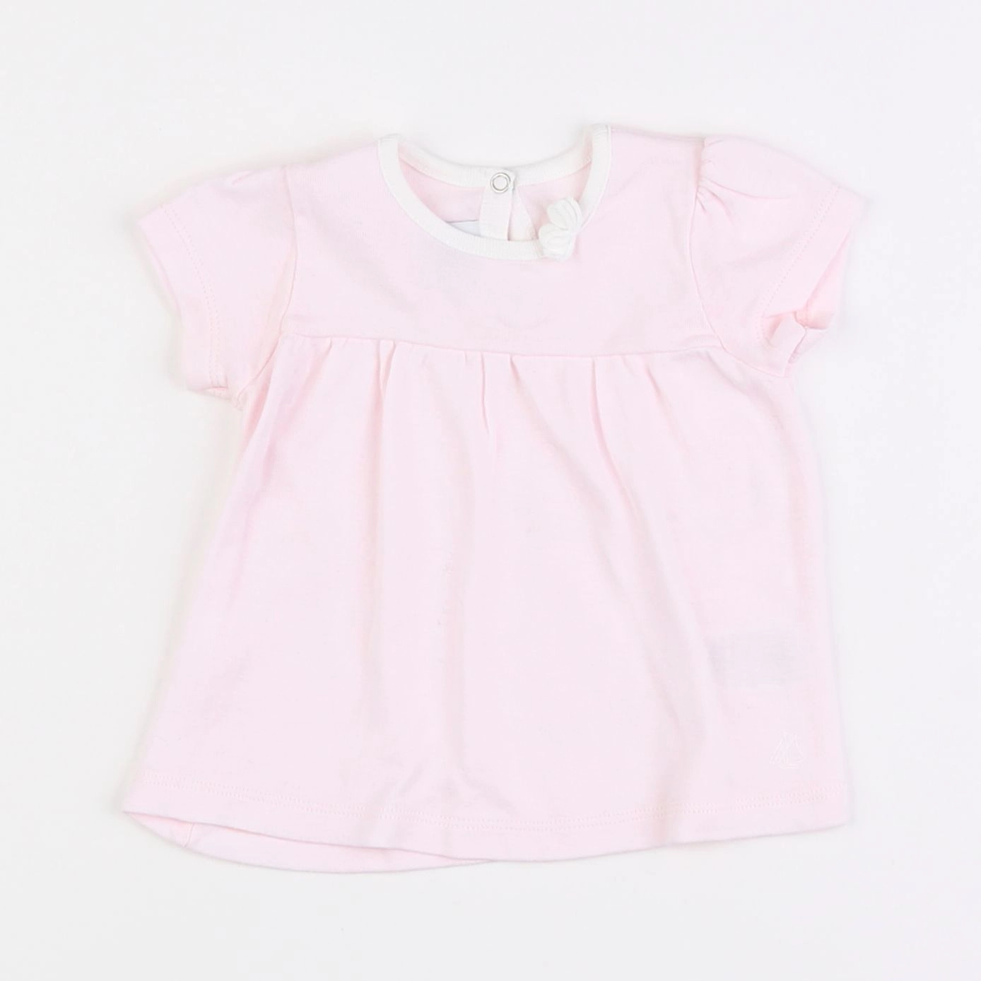 Petit Bateau - tee-shirt rose - 6 mois