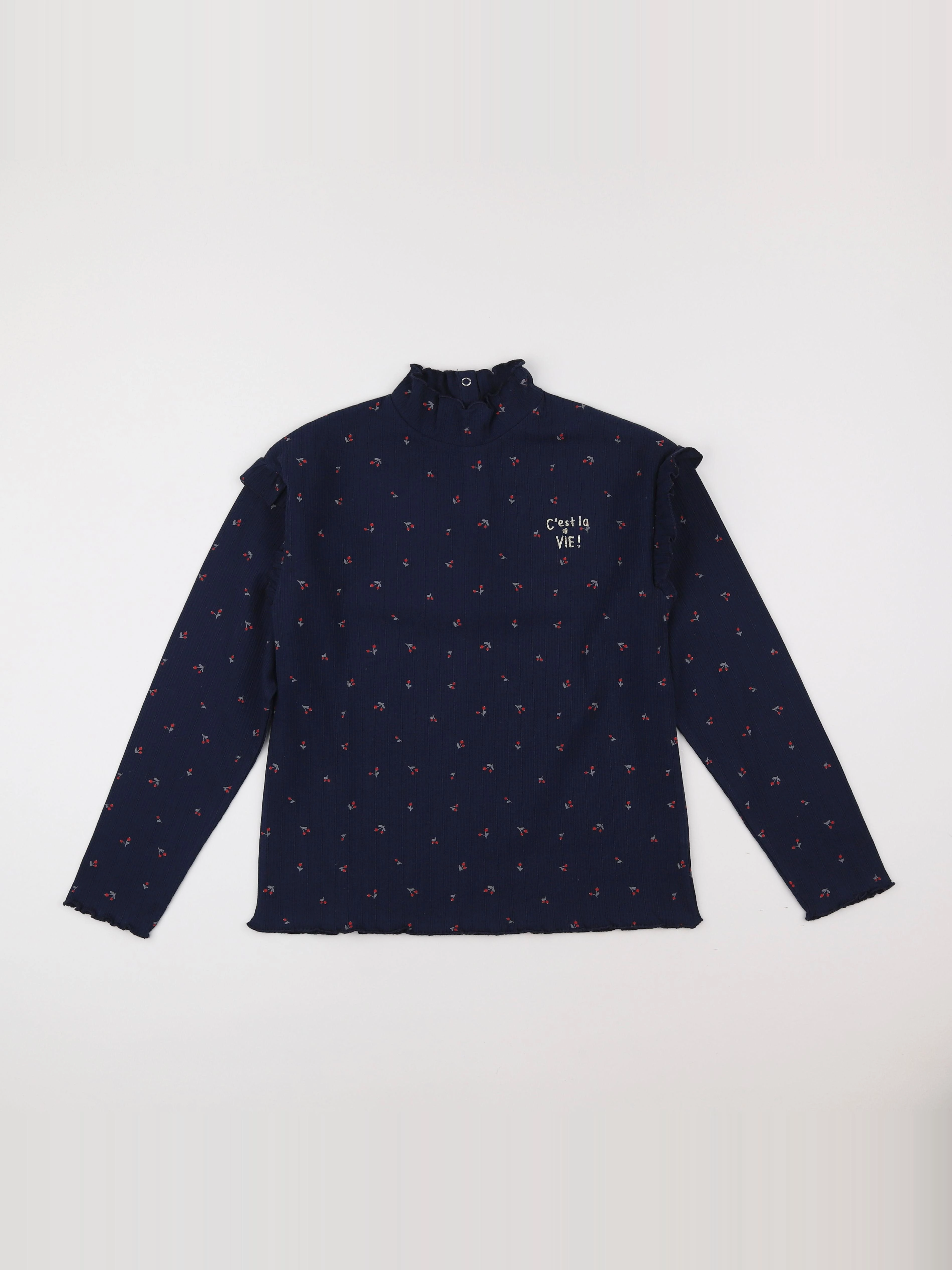 Vertbaudet - sous-pull bleu - 12 ans