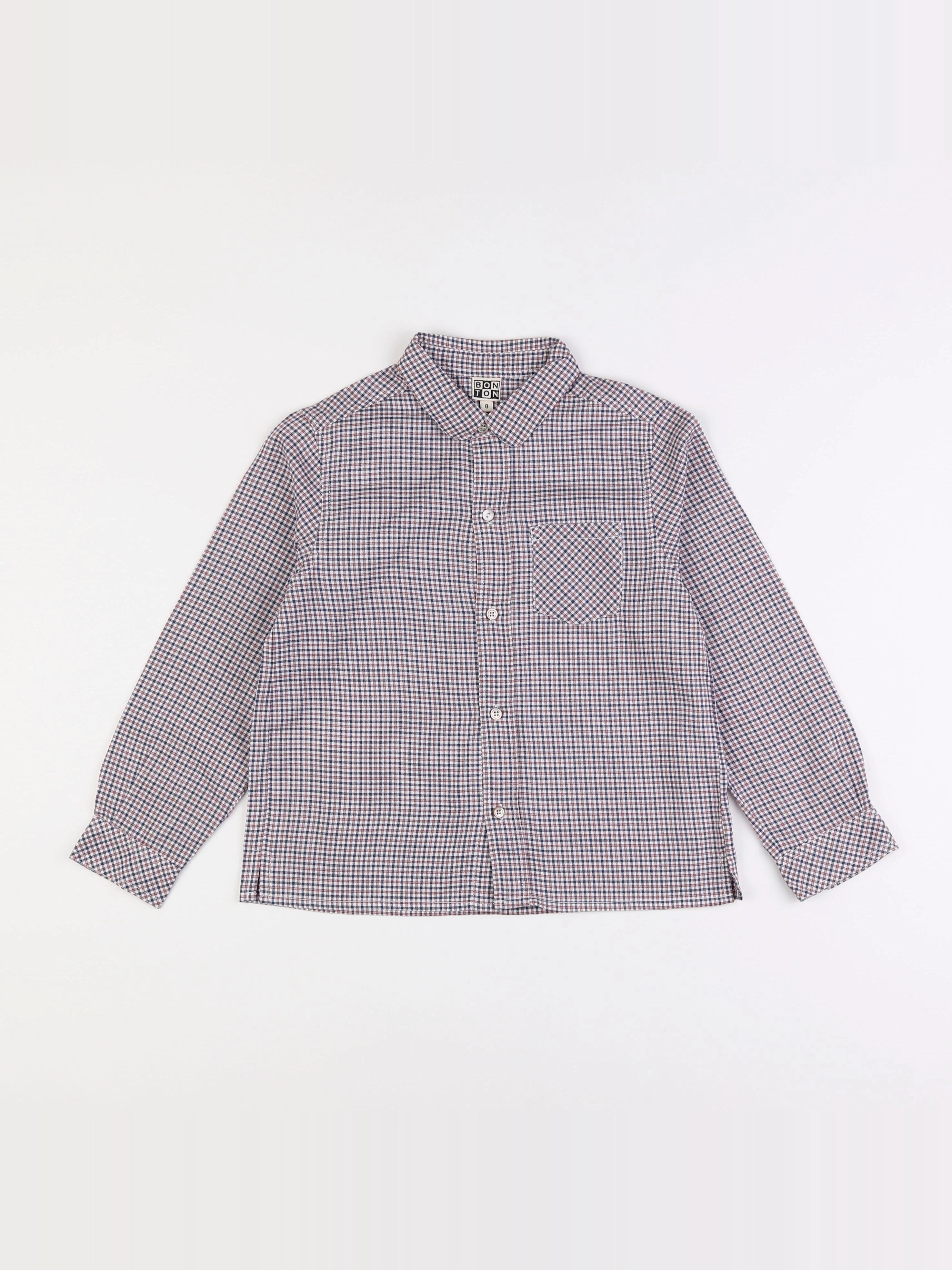 Bonton - chemise multicolore - 8 ans