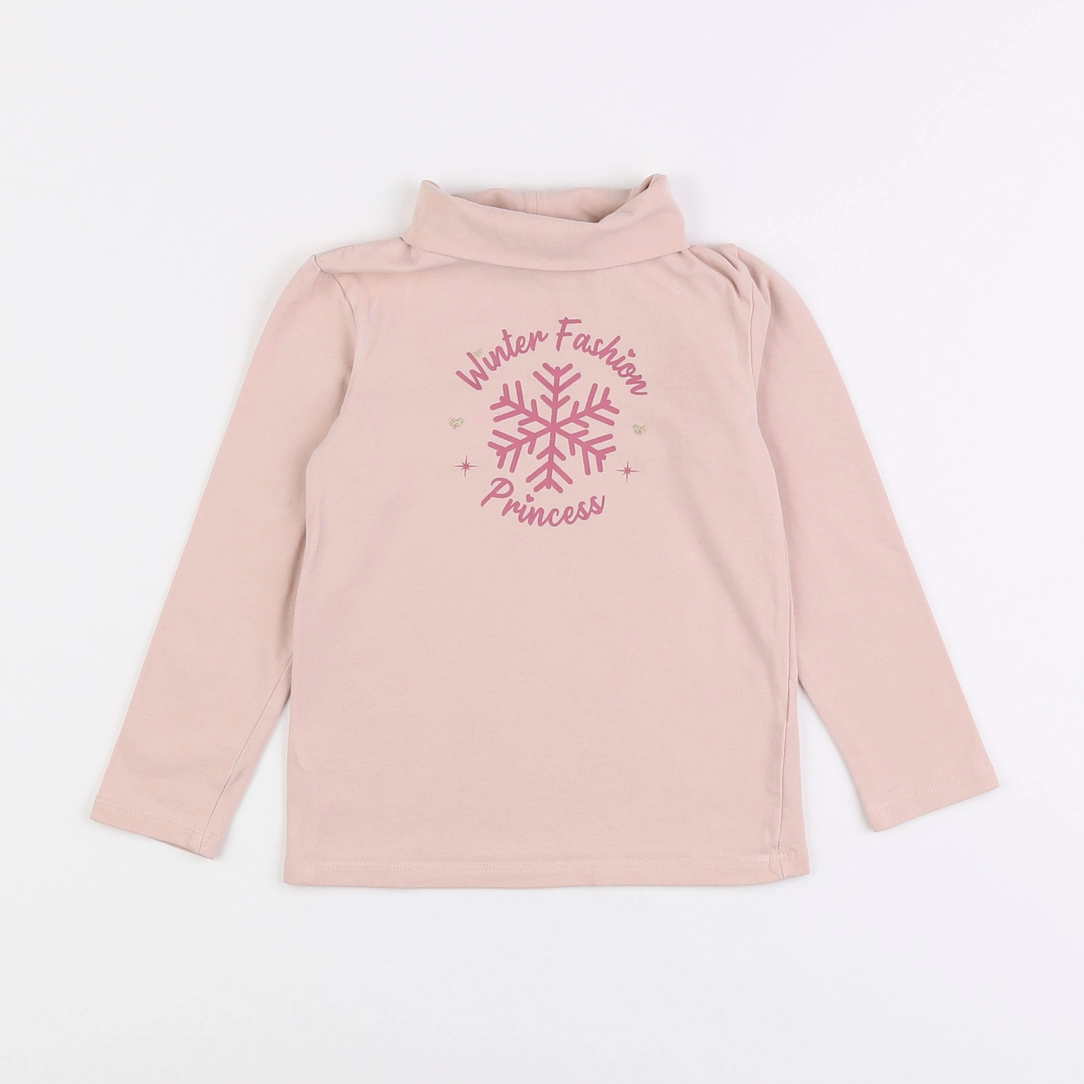 Vertbaudet - sous-pull rose - 4 ans