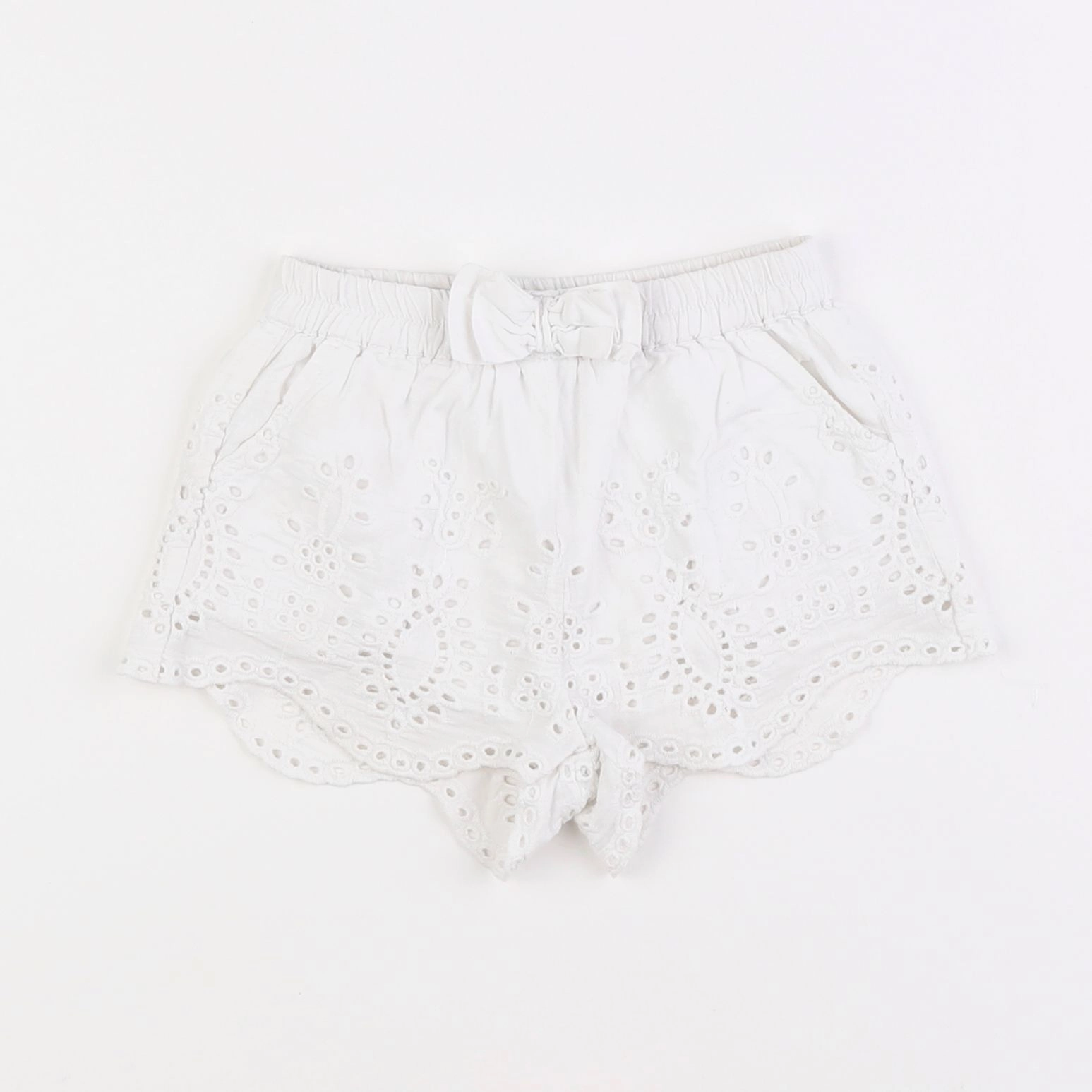 Zara - short blanc - 12/18 mois