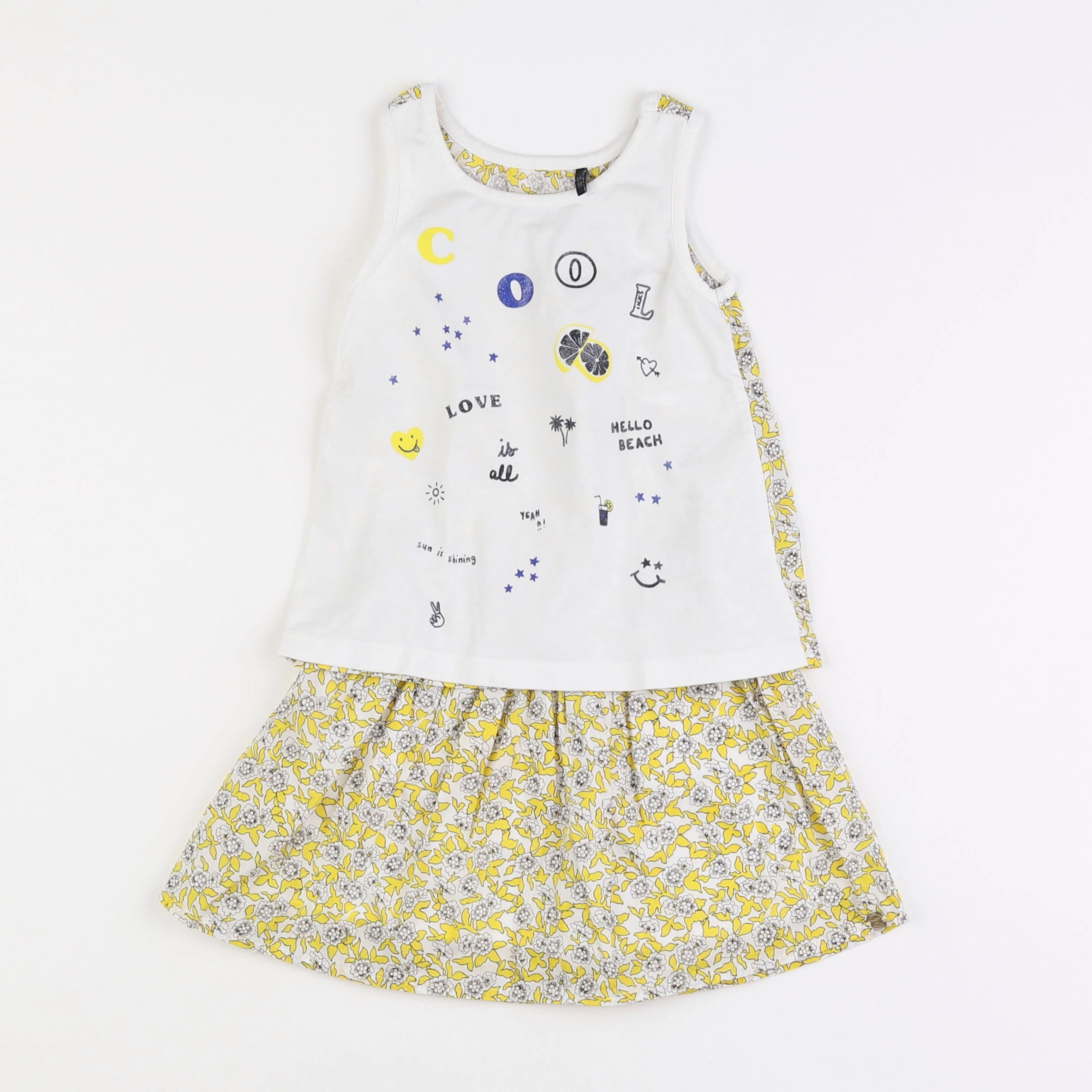 IKKS - ensemble jaune - 3 ans