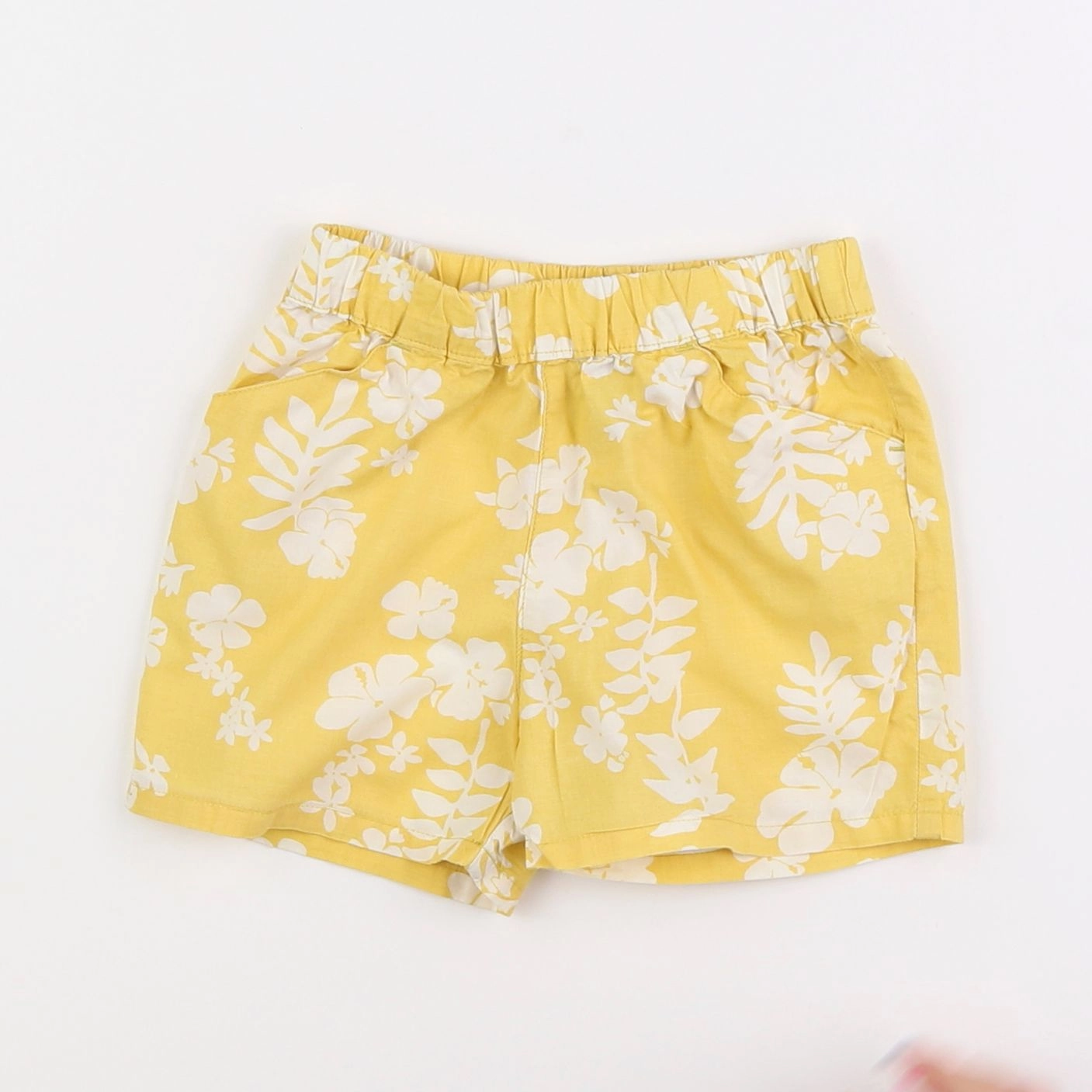 Petit Bateau - short jaune - 3 ans