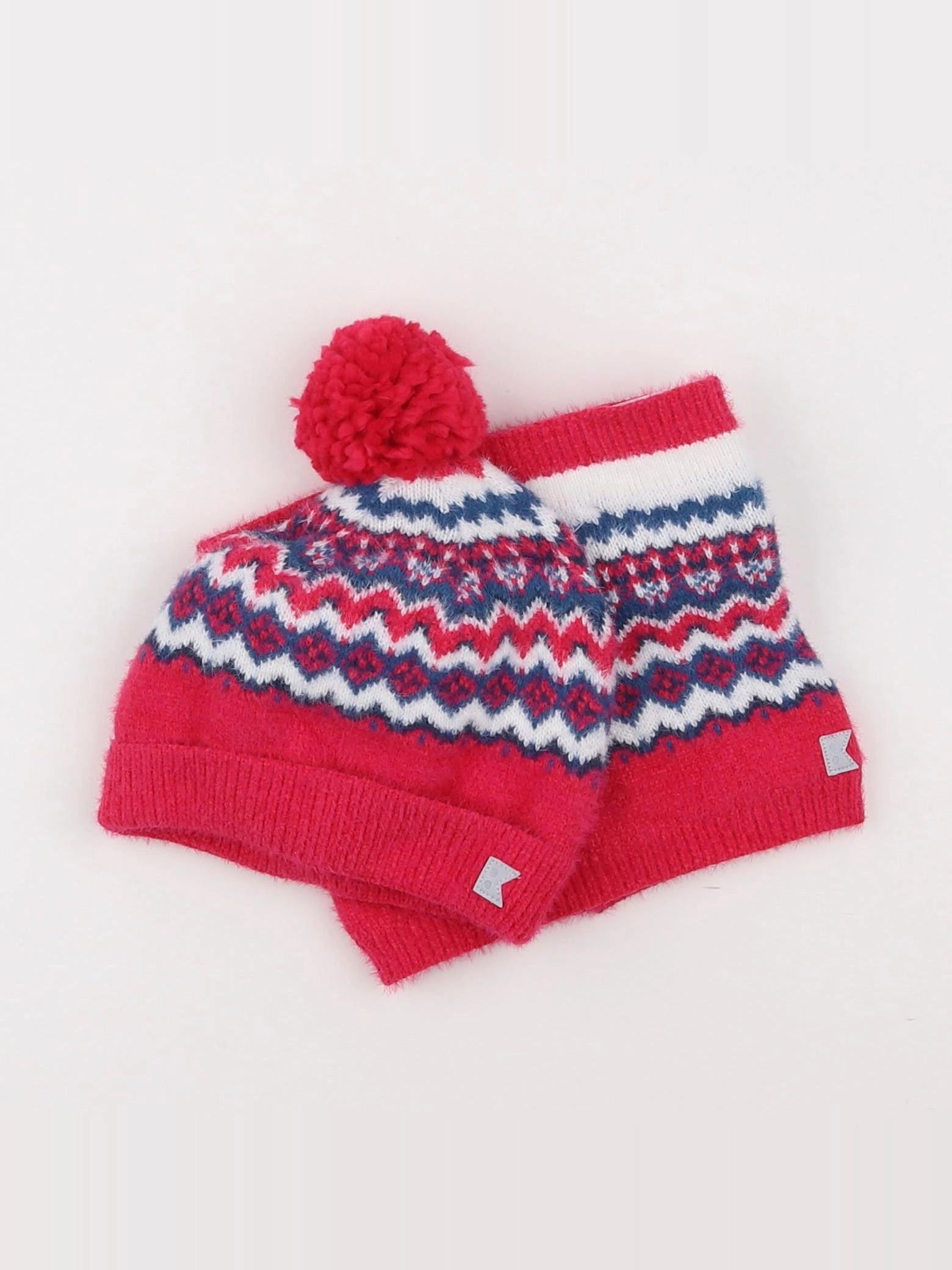Okaidi - ensemble bonnet/tour de cou - 2/6 ans