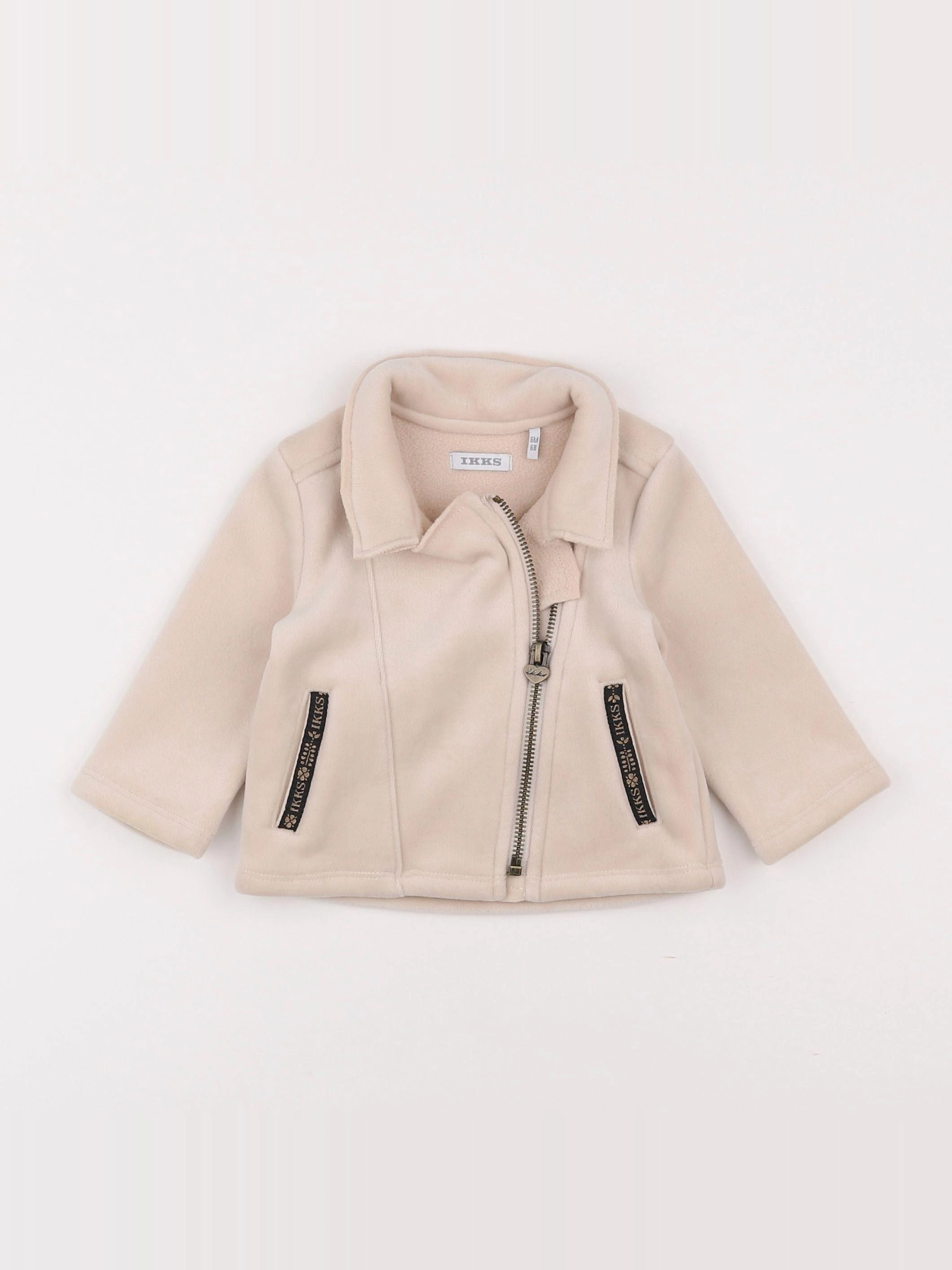 IKKS - veste beige - 6 mois