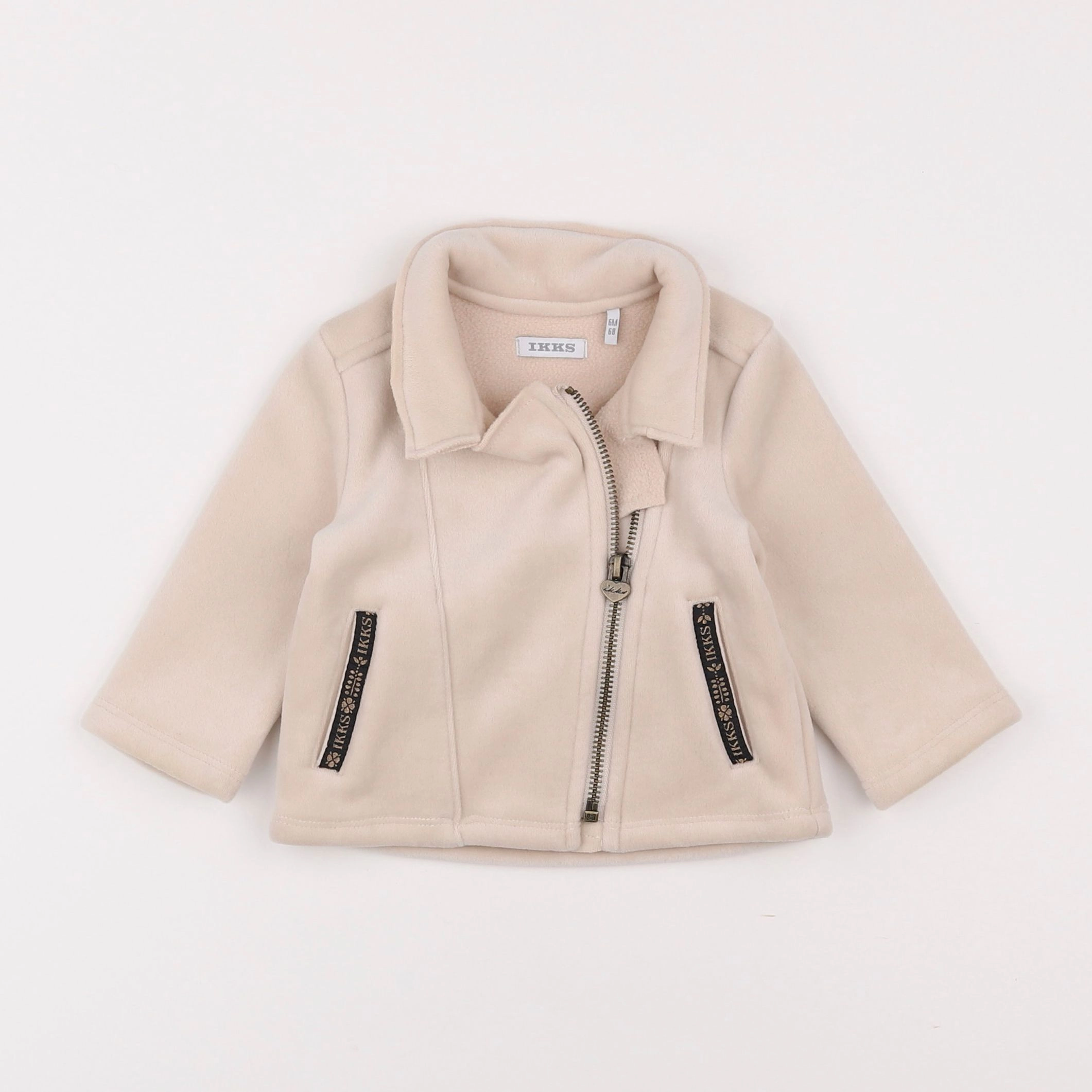 IKKS - veste beige - 6 mois