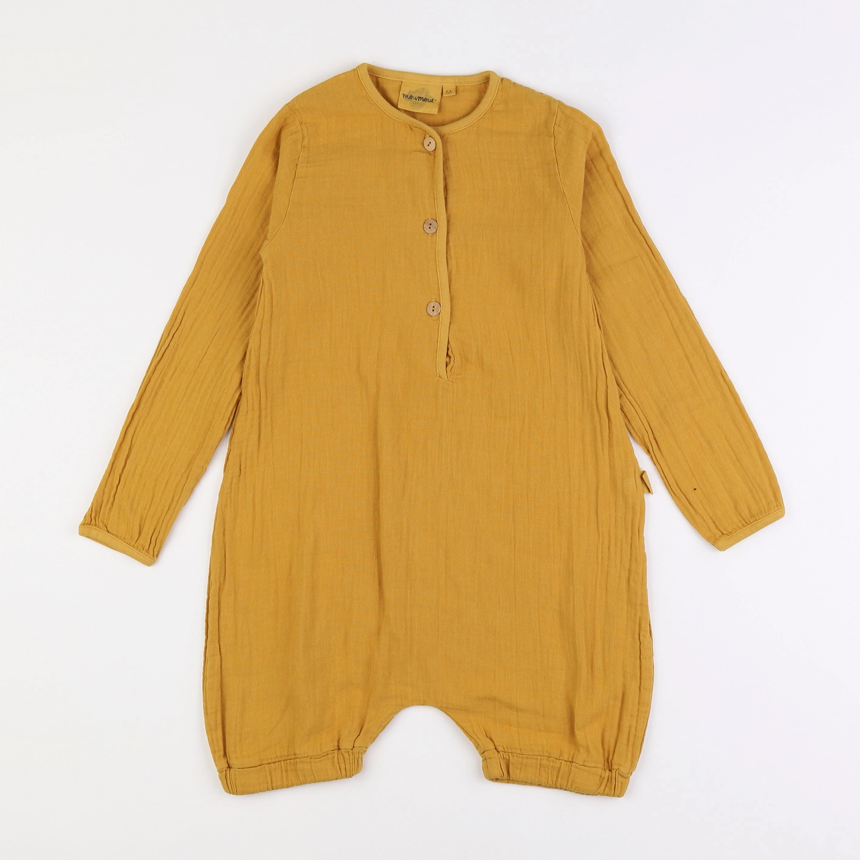 Moumout' - pyjama coton jaune - 6 ans