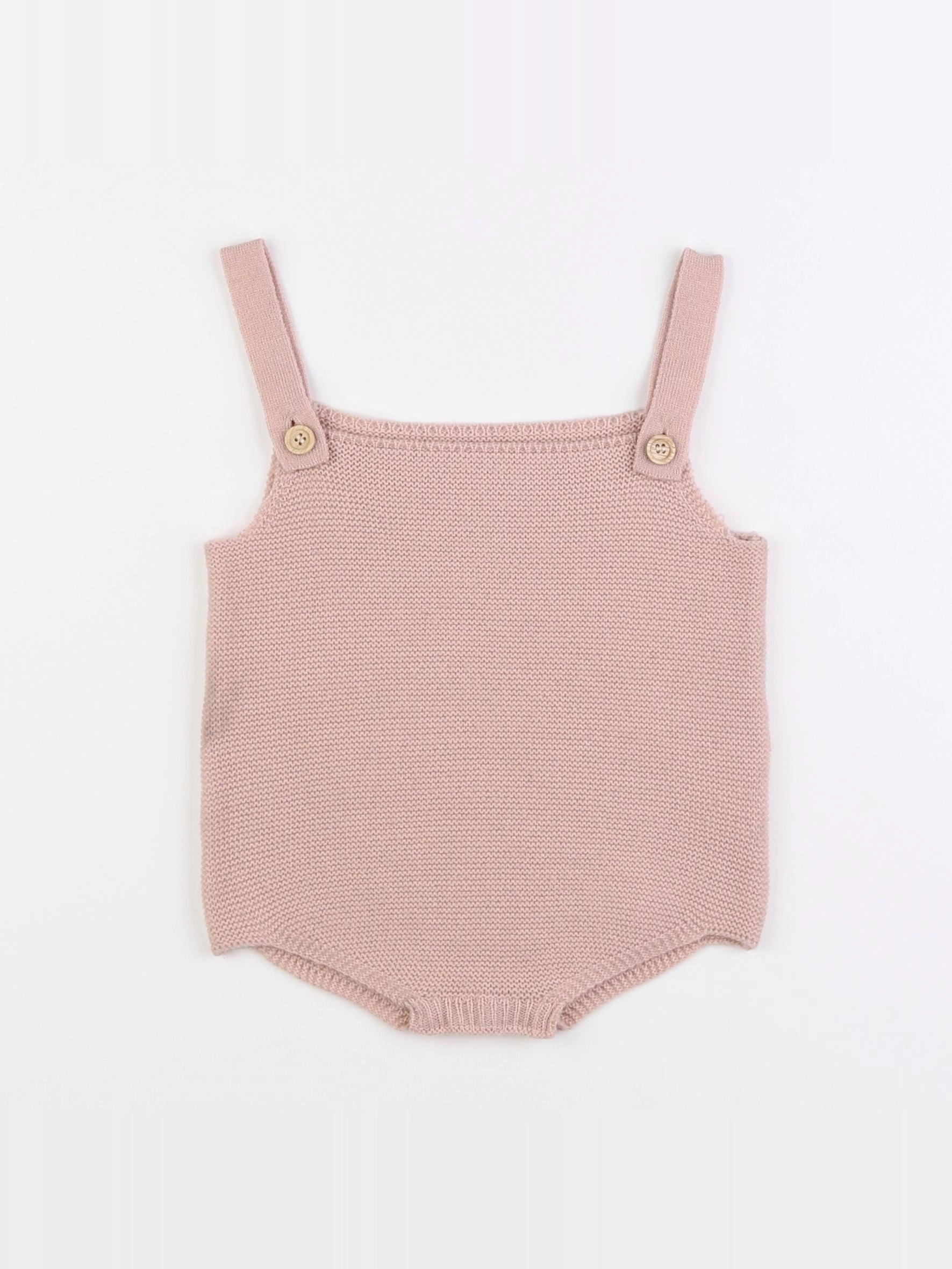 Marsou - combinaison rose - 12/18 mois