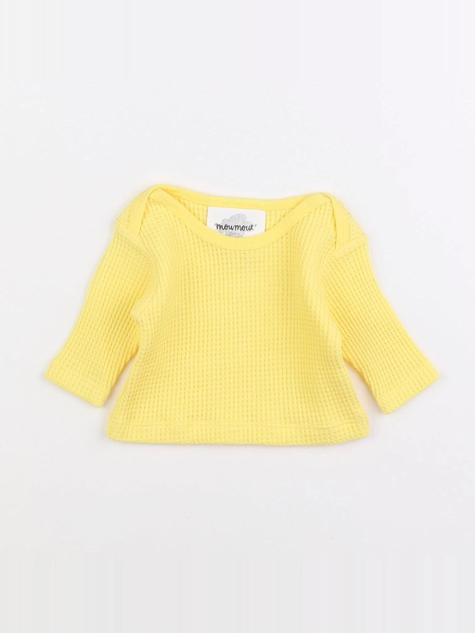 Moumout' - tee-shirt jaune - 3 mois
