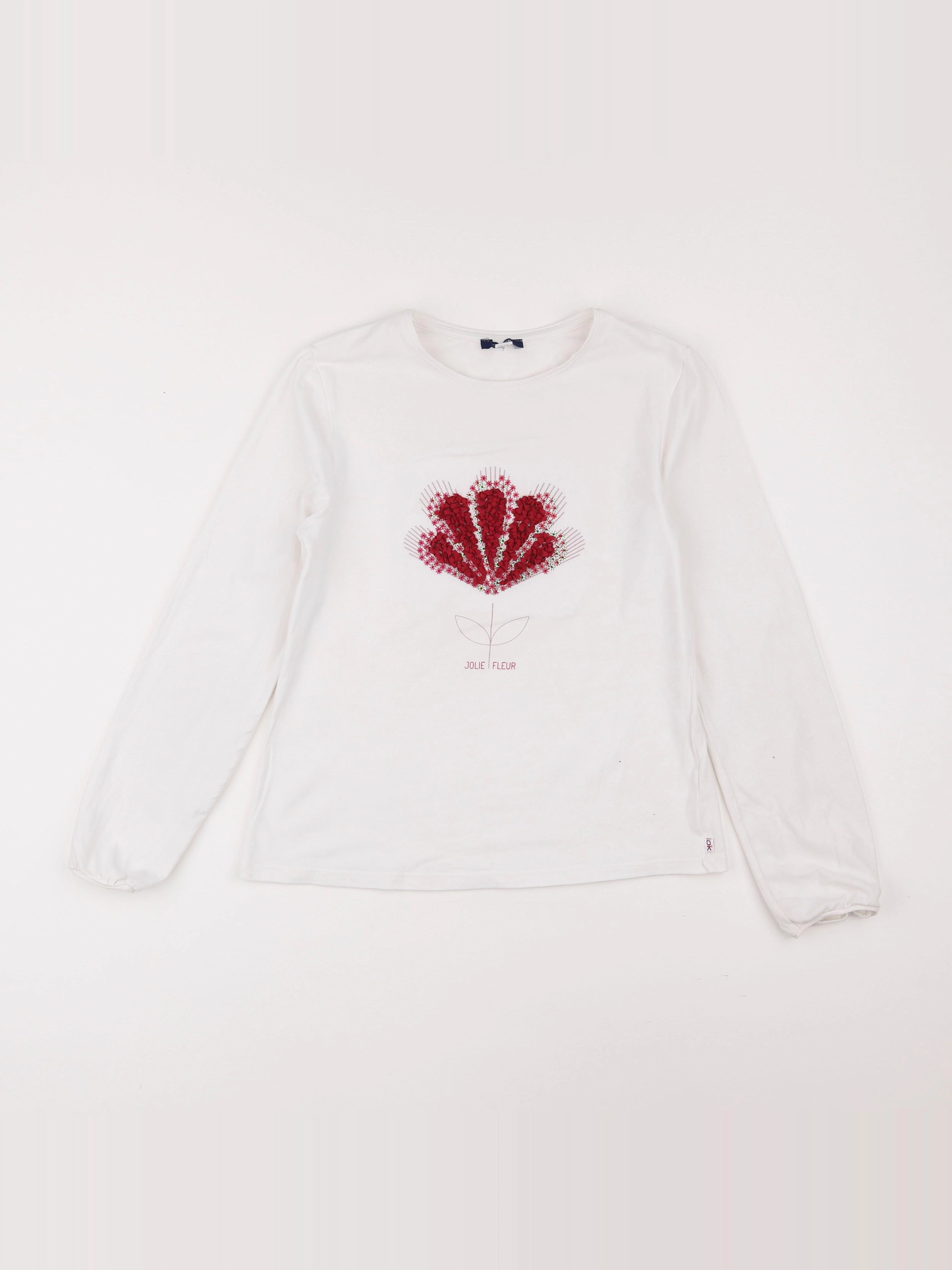 Okaidi - tee-shirt blanc - 12 ans