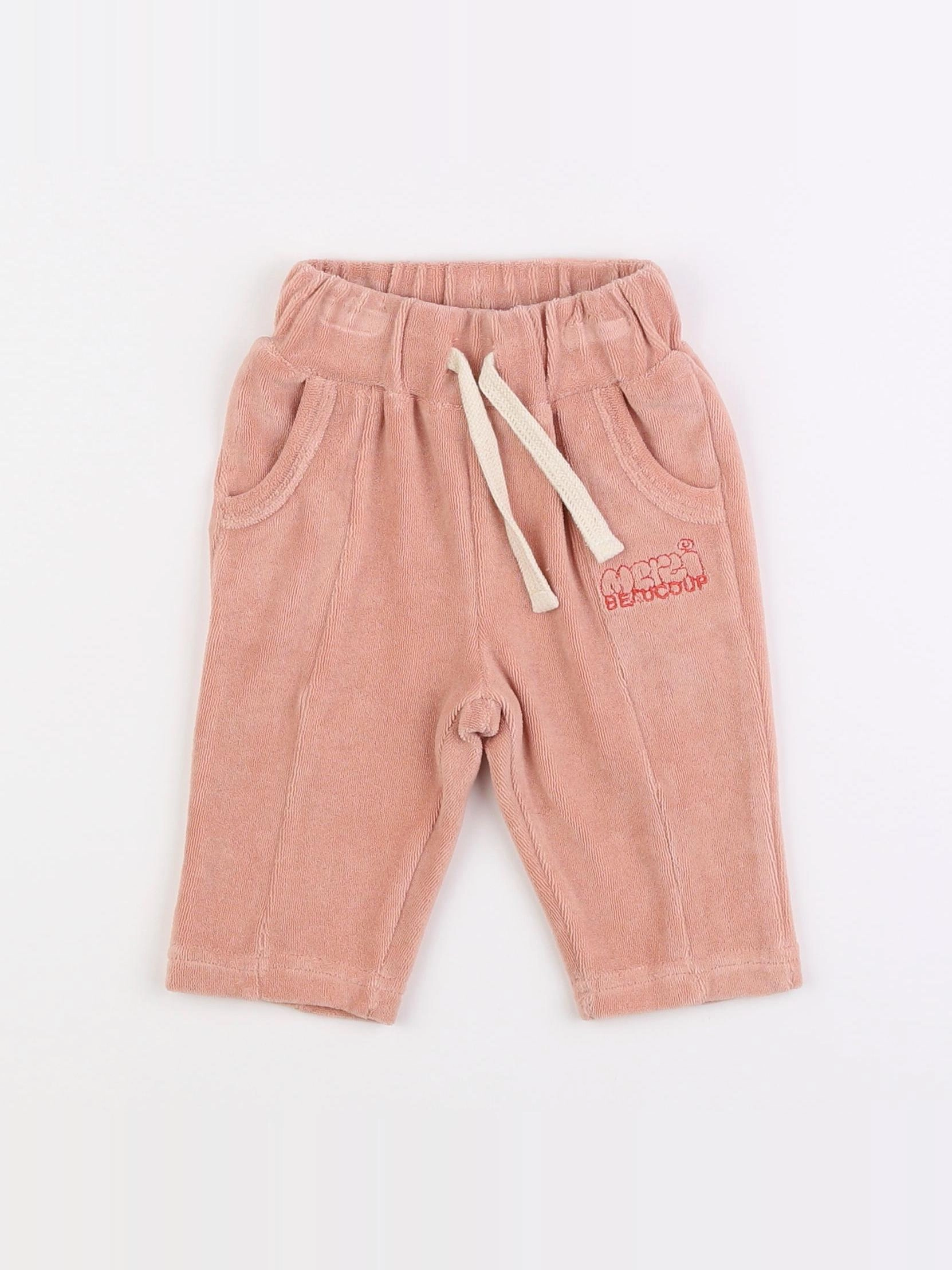 Maison Tadaboum - jogging rose - 9 mois