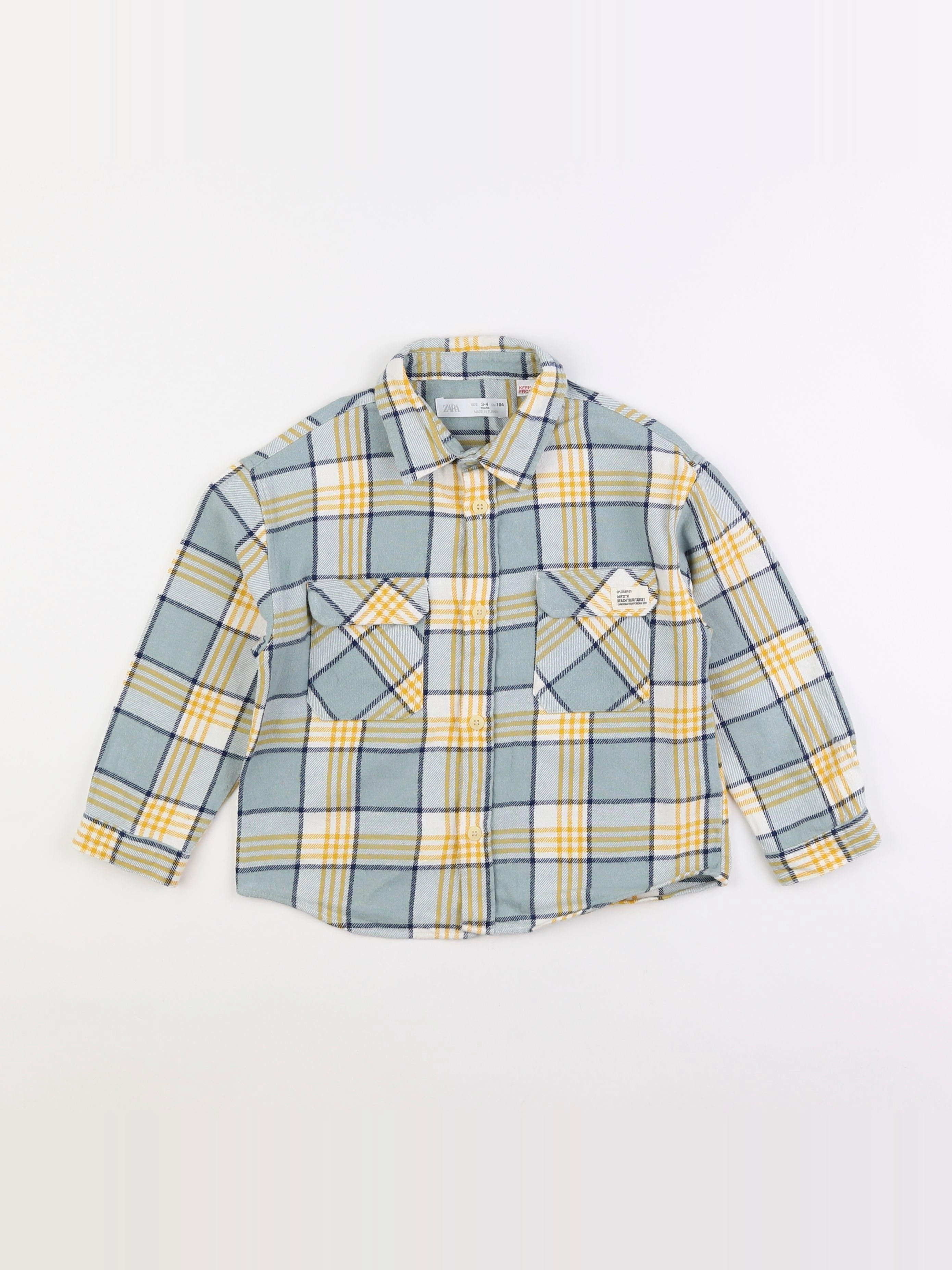 Zara - chemise multicolore - 3/4 ans