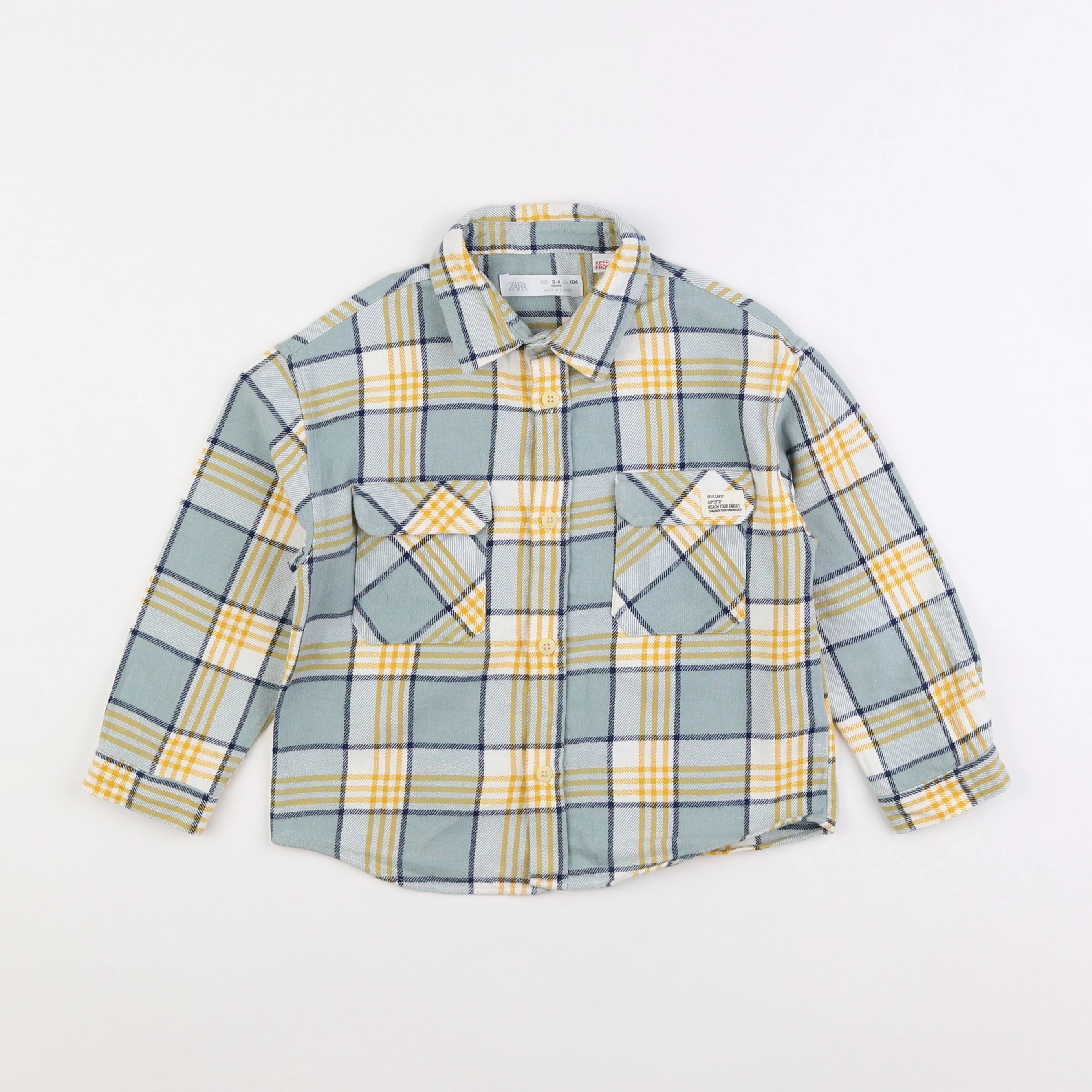 Zara - chemise multicolore - 3/4 ans