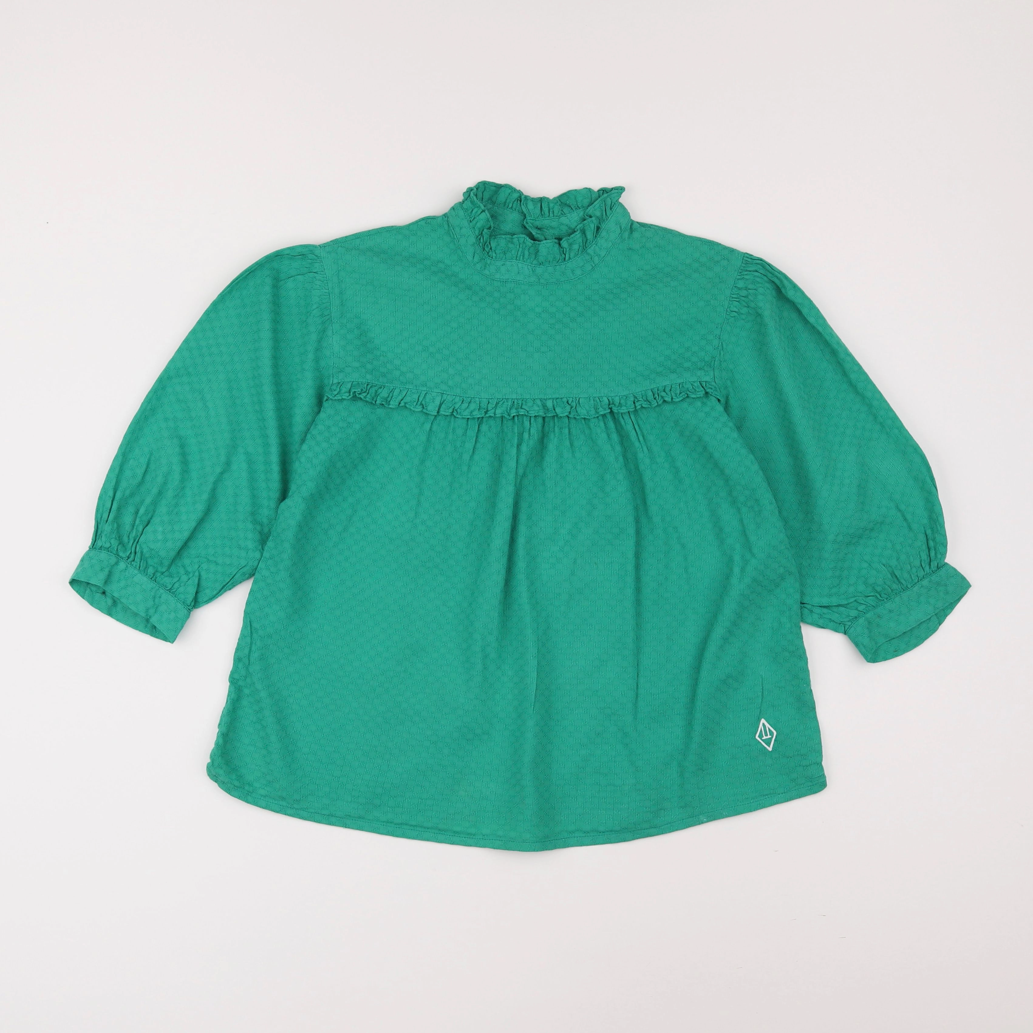 The animals observatory - blouse vert - 8 ans