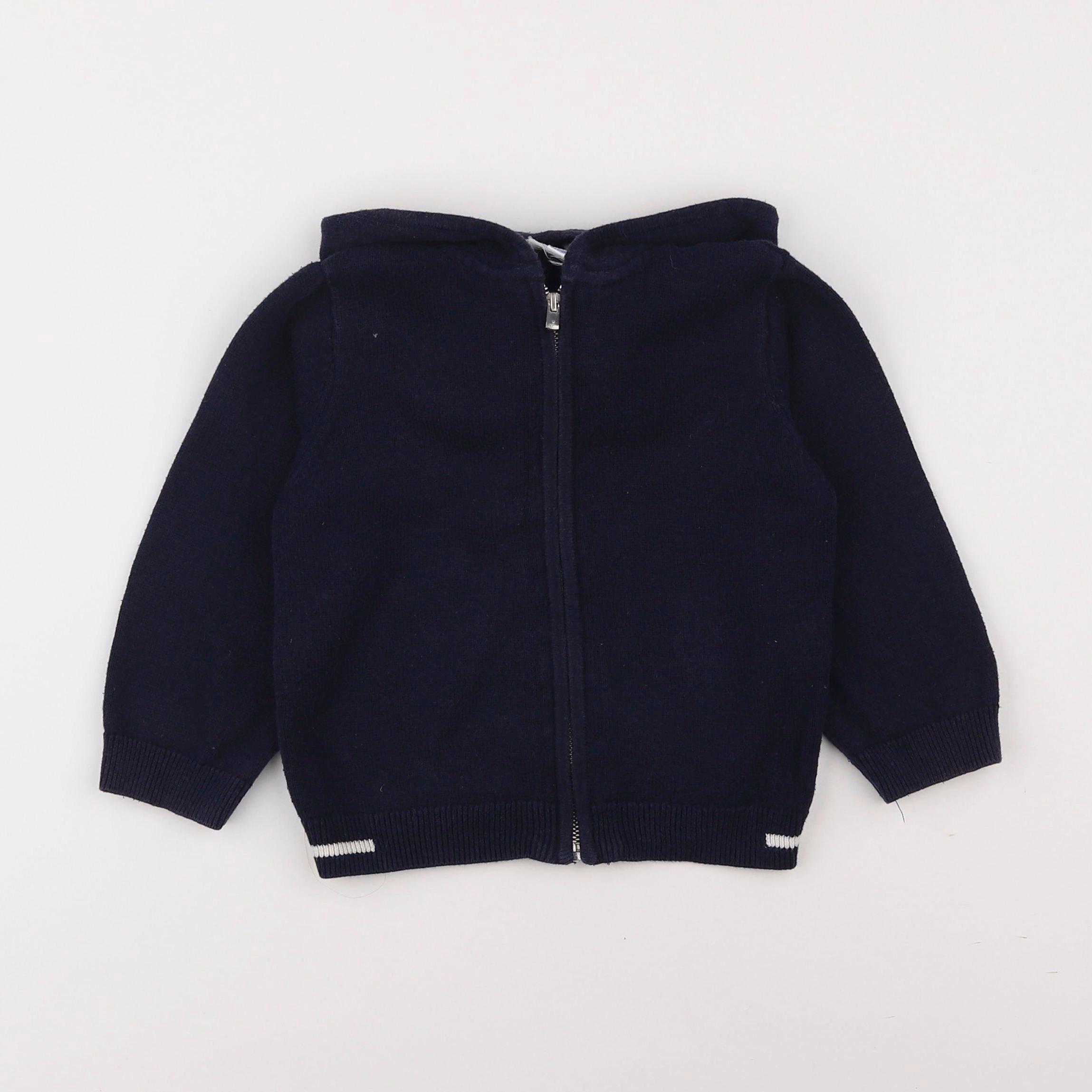 Jacadi - gilet bleu - 2 ans