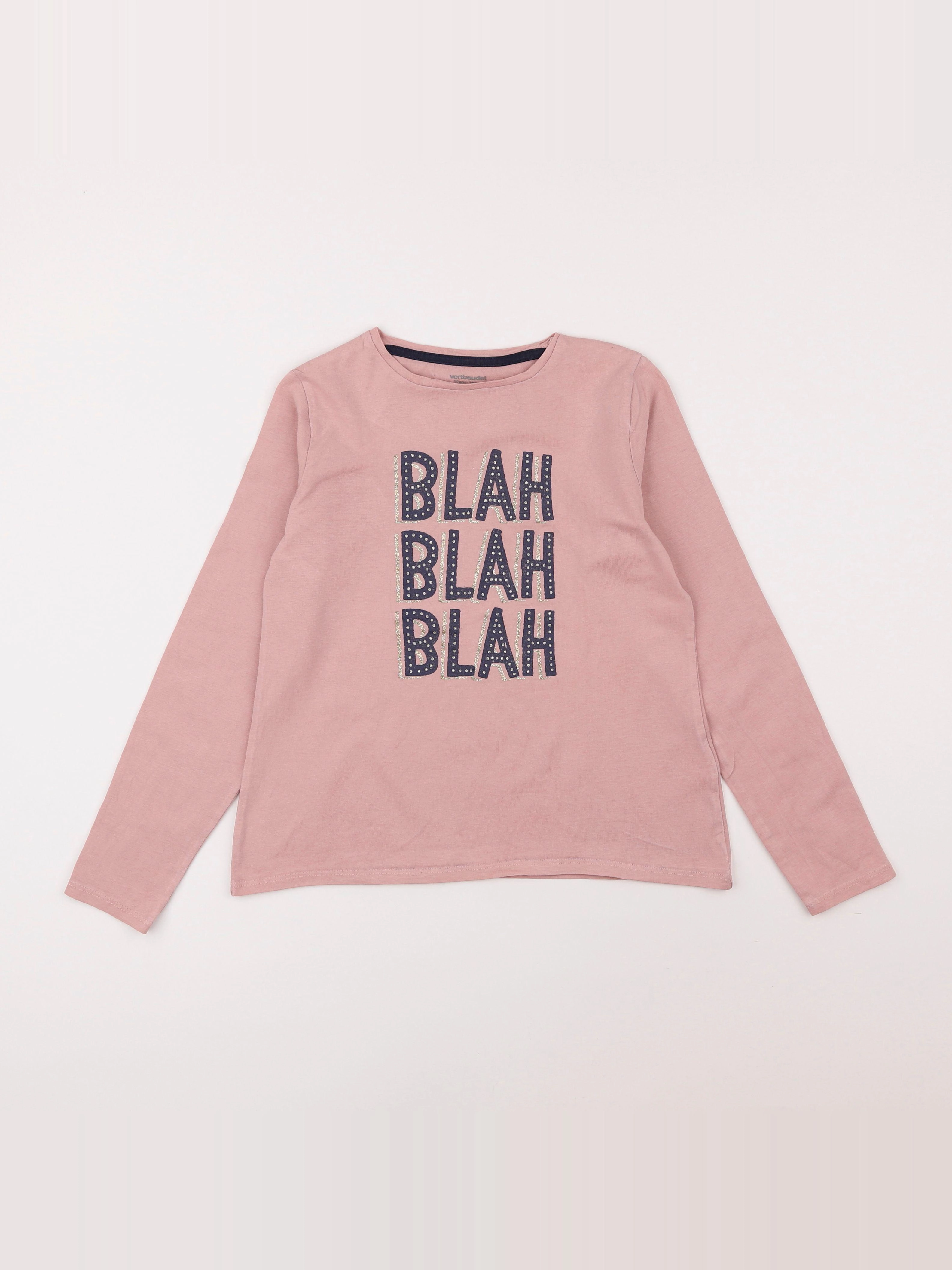 Vertbaudet - tee-shirt rose - 10 ans