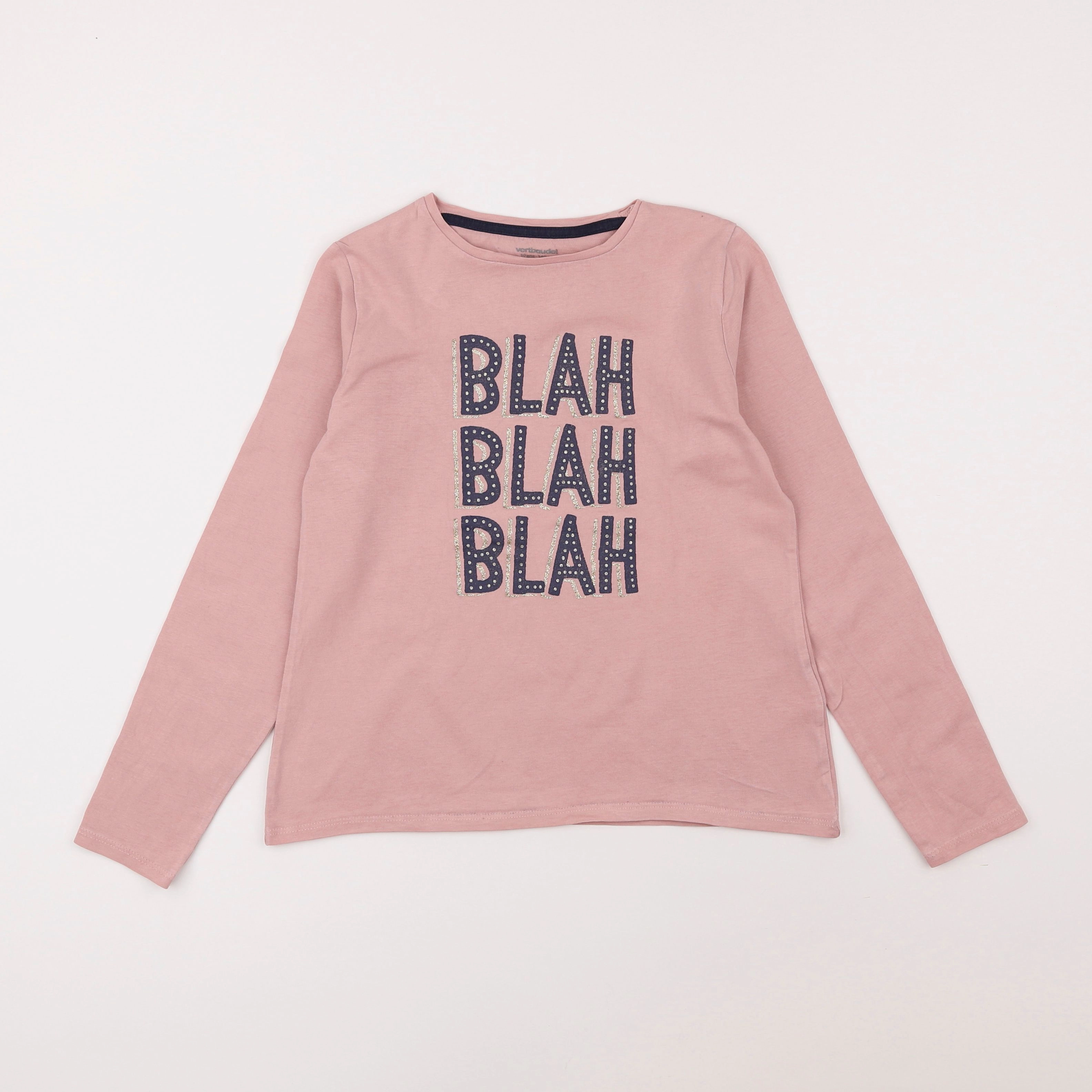 Vertbaudet - tee-shirt rose - 10 ans