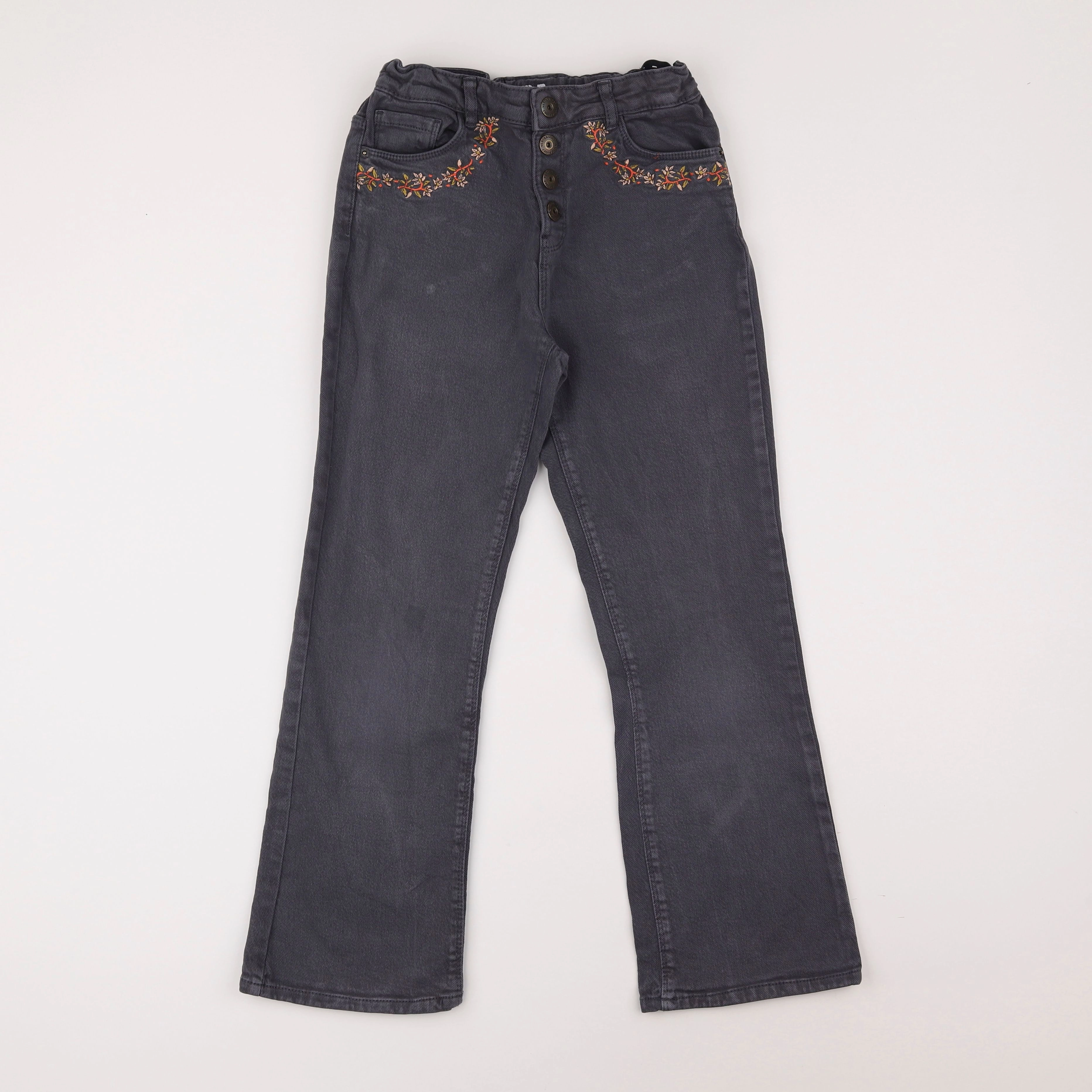 Vertbaudet - jean gris - 10 ans