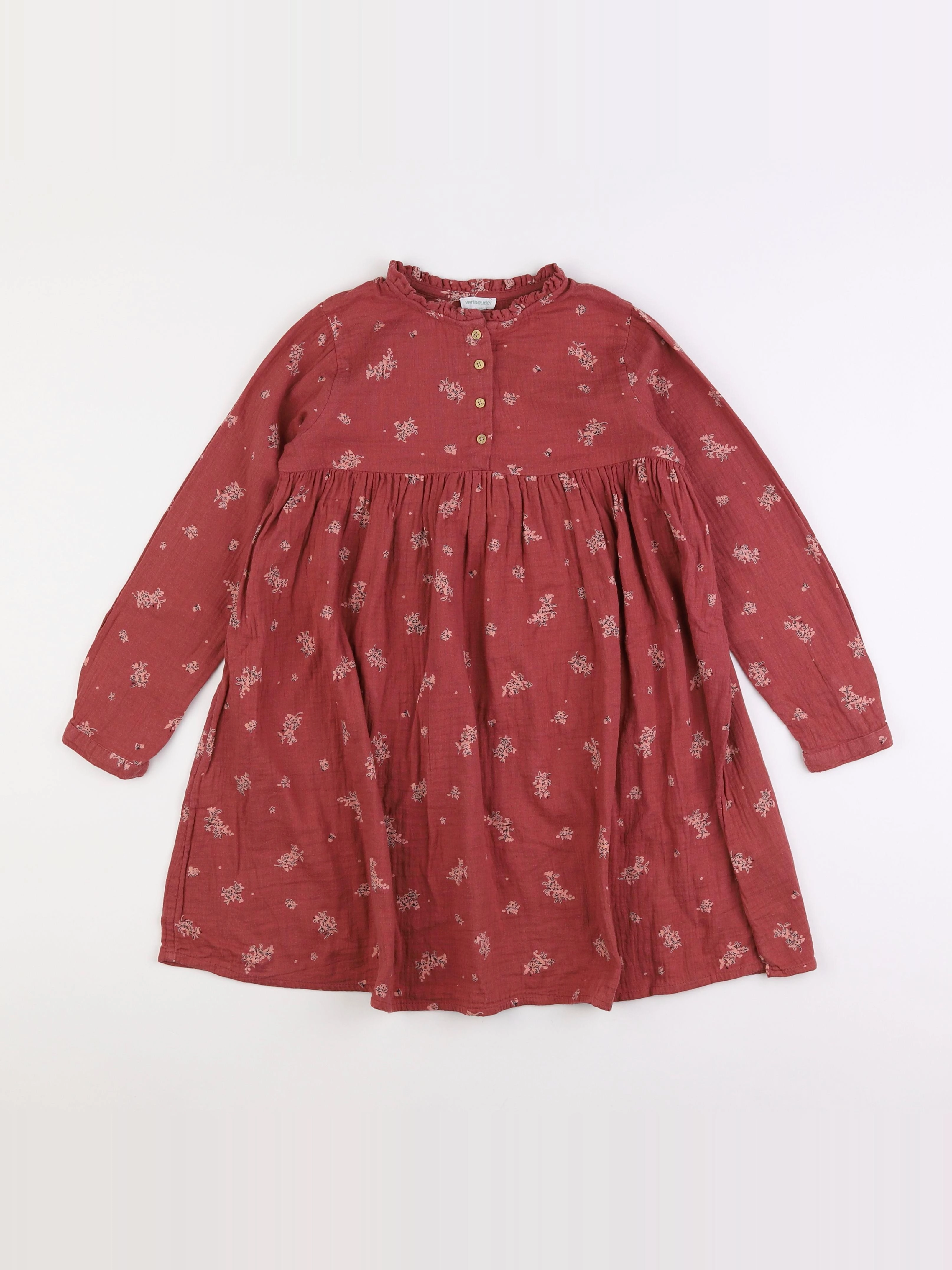 Vertbaudet - robe rose - 9 ans