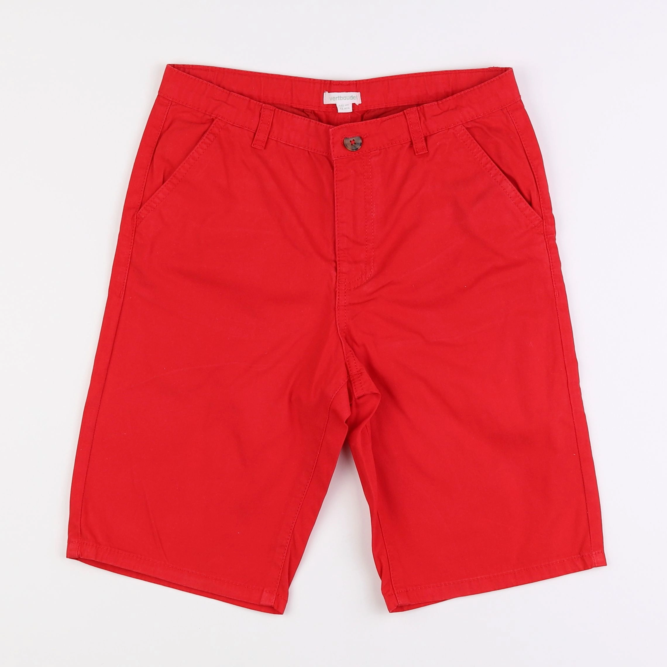 Vertbaudet - short rouge - 12 ans