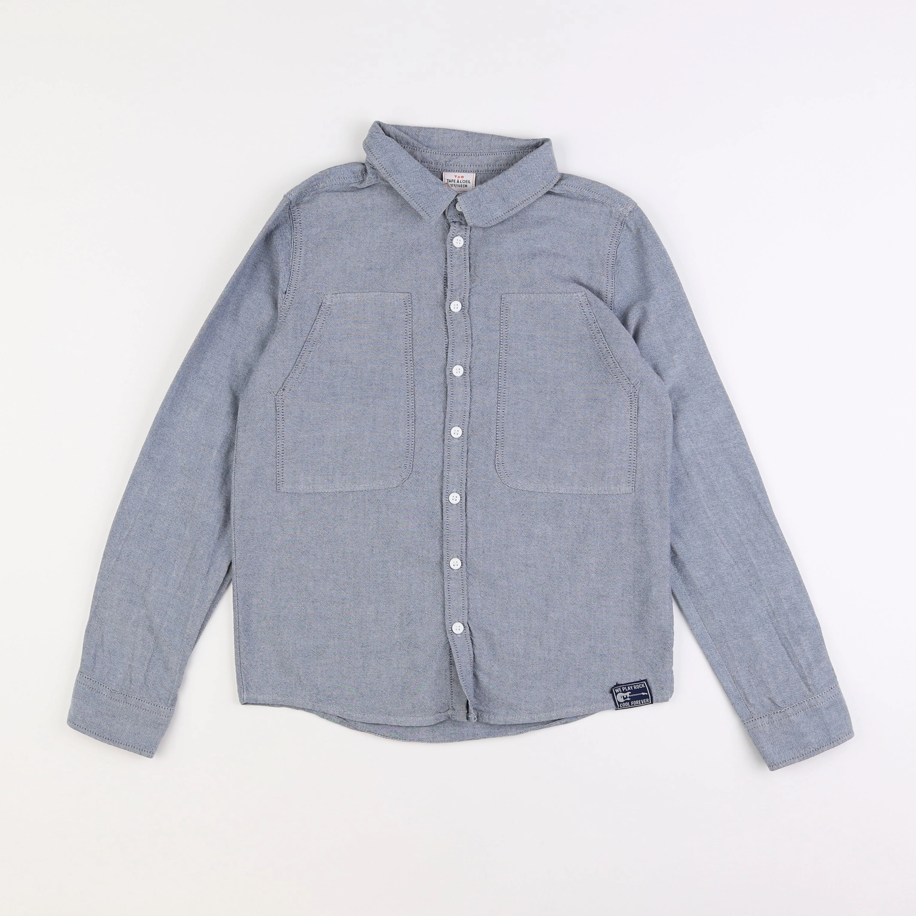Tape à l'oeil - chemise gris - 10 ans