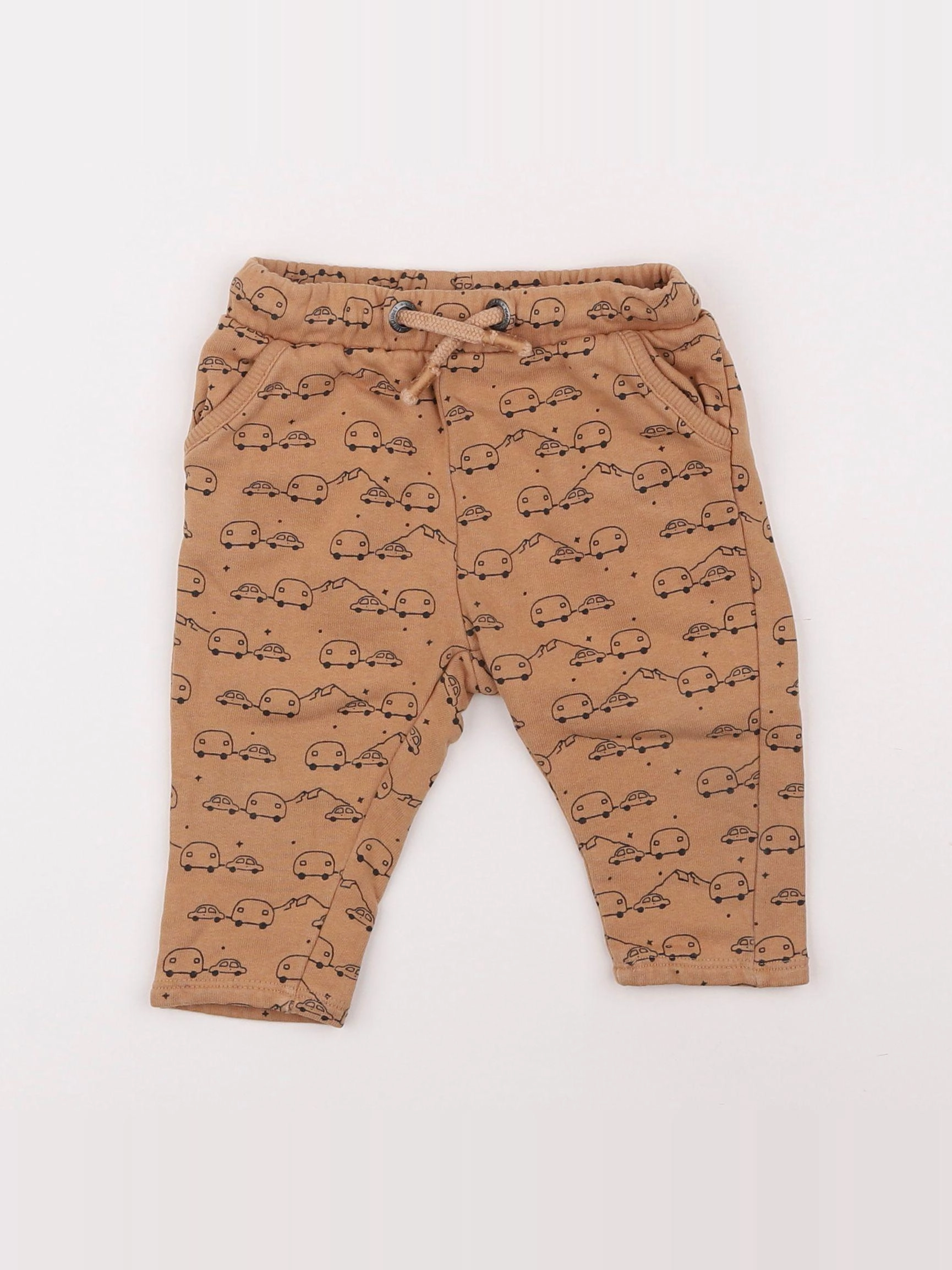 Vertbaudet - pantalon marron - 9 mois