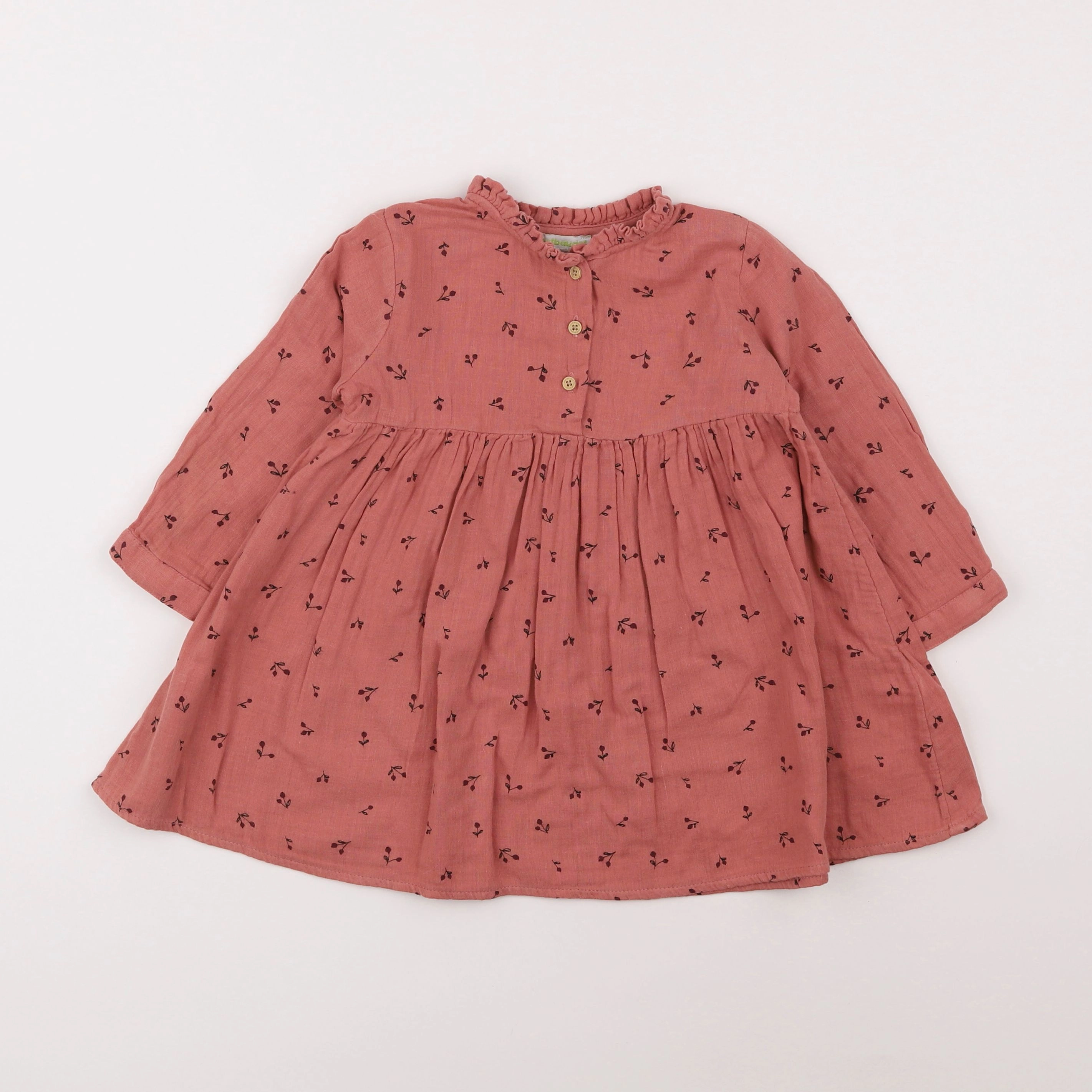 Vertbaudet - robe rouge - 2 ans