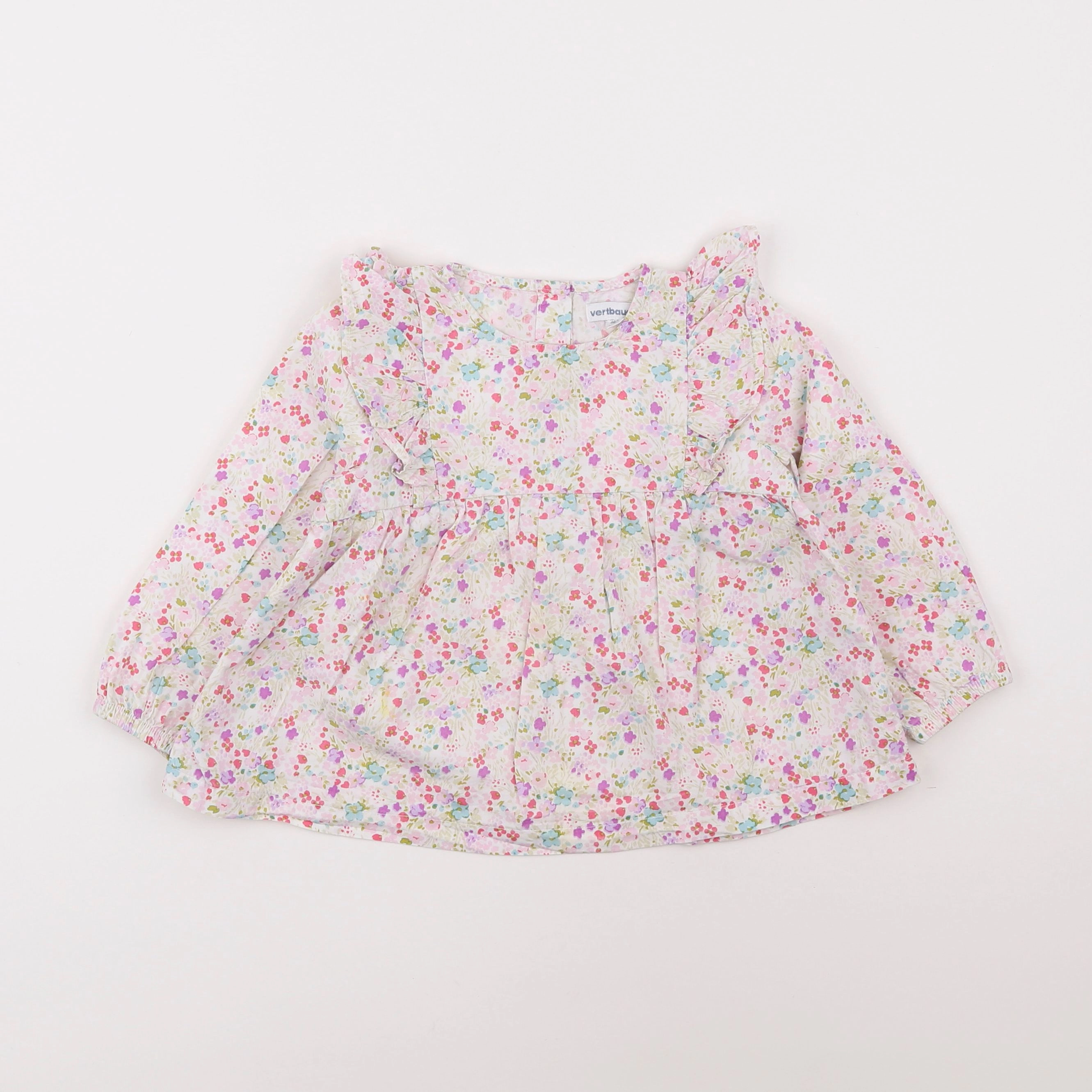 Vertbaudet - blouse multicolore - 2 ans