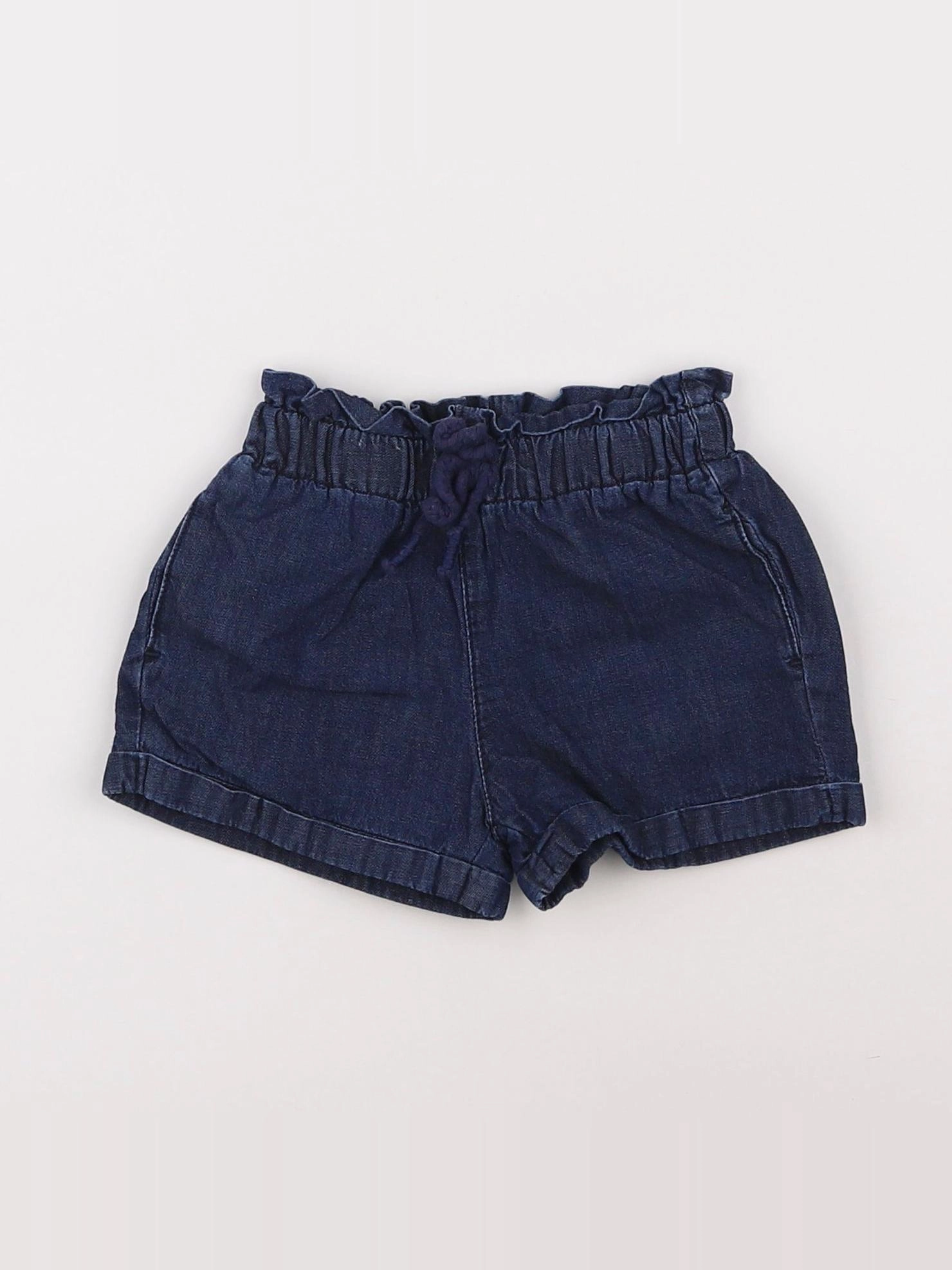 Vertbaudet - short bleu - 6 mois