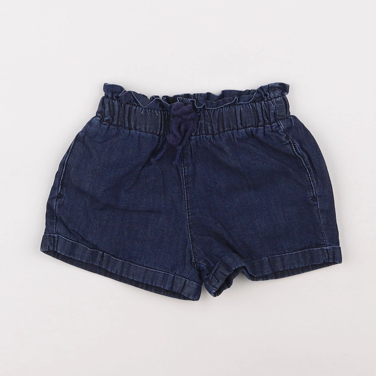 Vertbaudet - short bleu - 6 mois