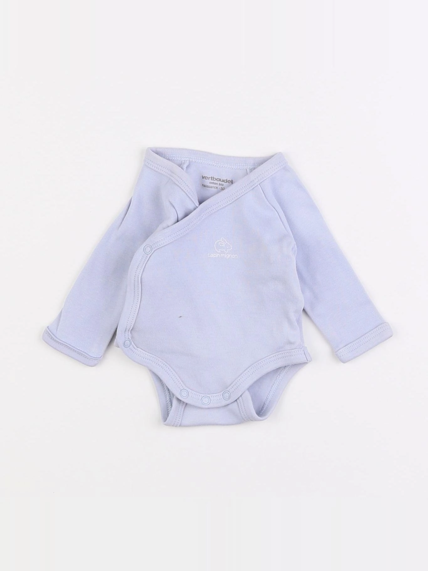 Vertbaudet - body bleu - 0 mois