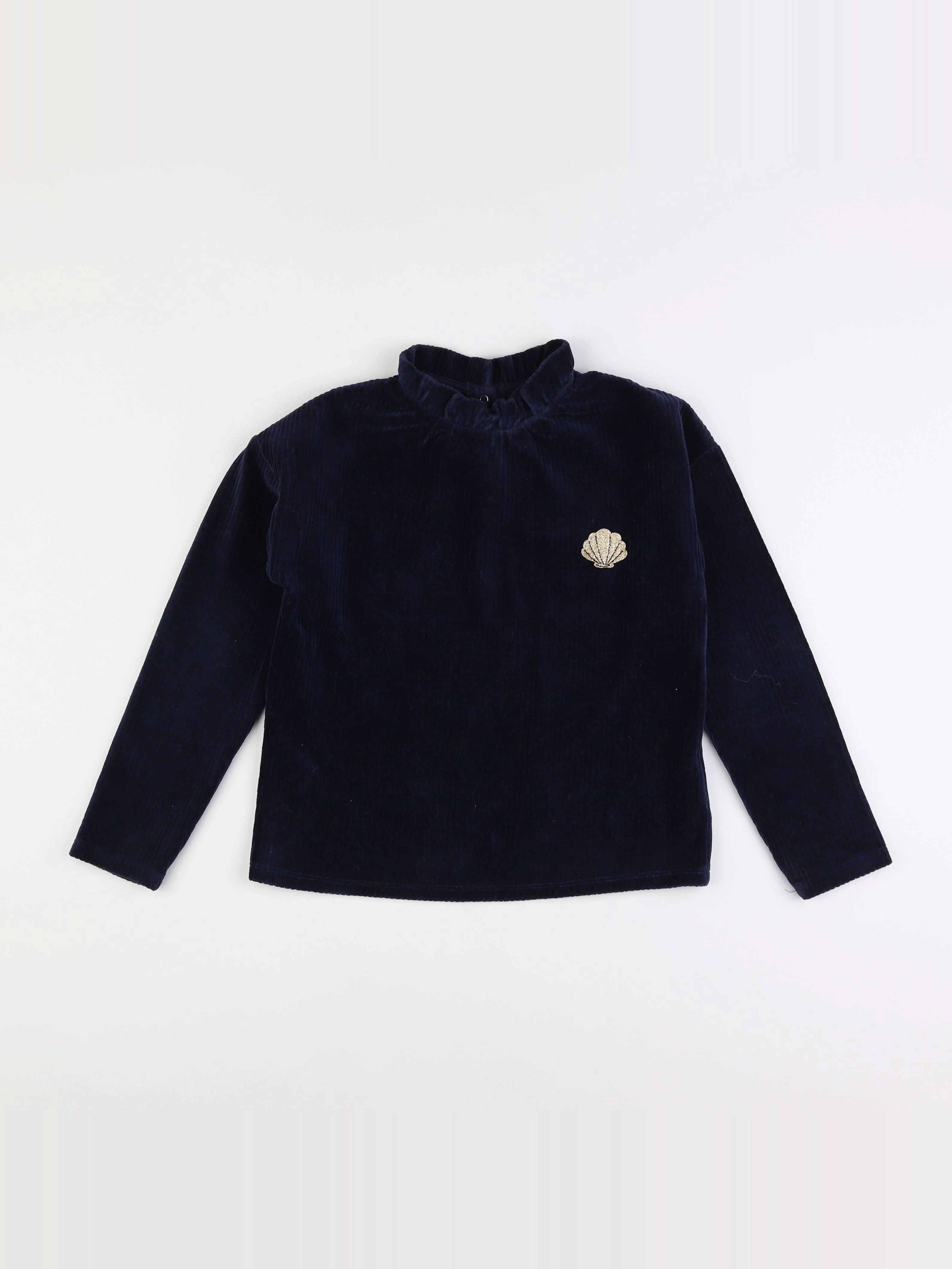 Vertbaudet - sweat bleu - 10 ans