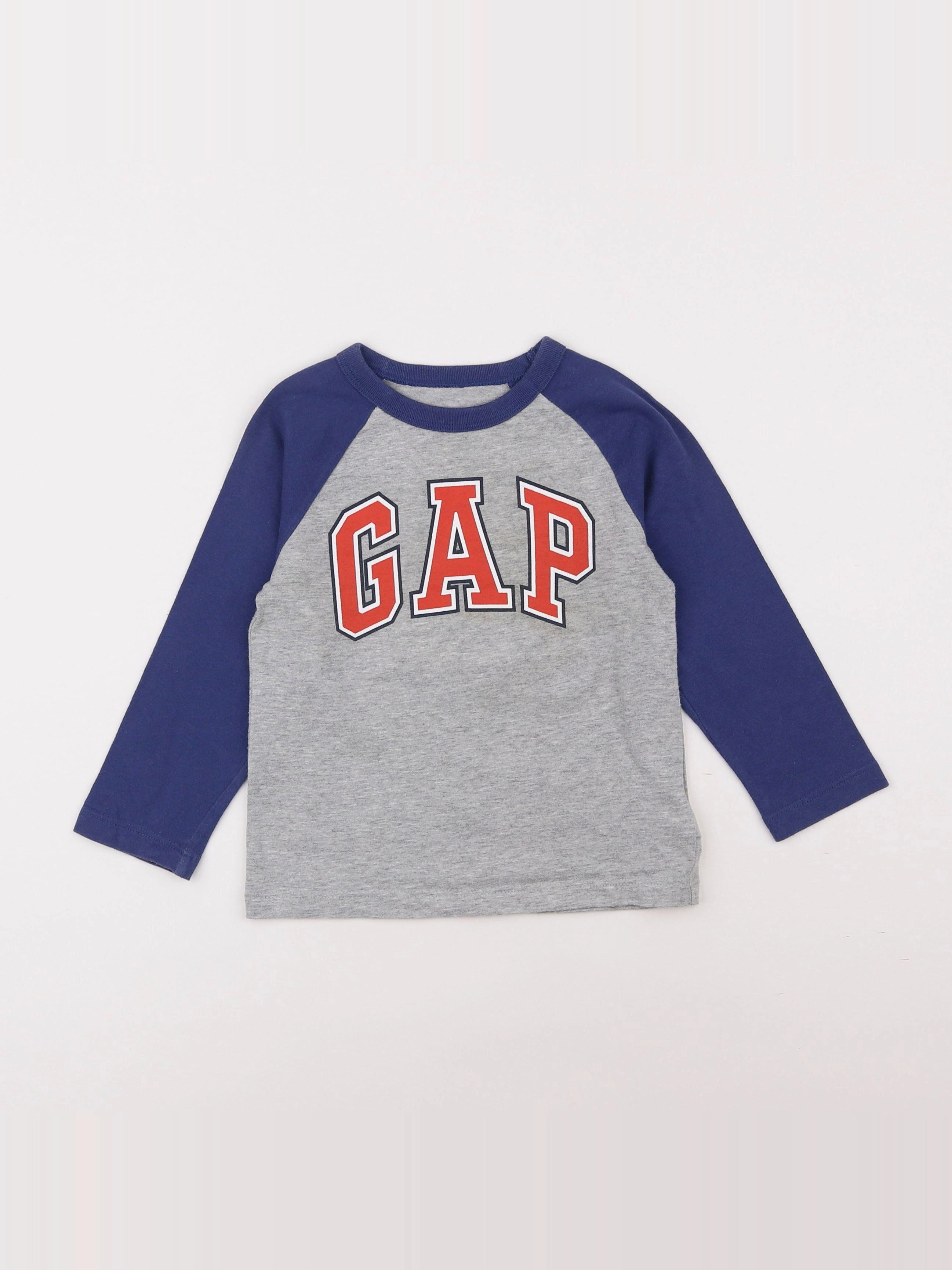 GAP - tee-shirt gris - 2 ans