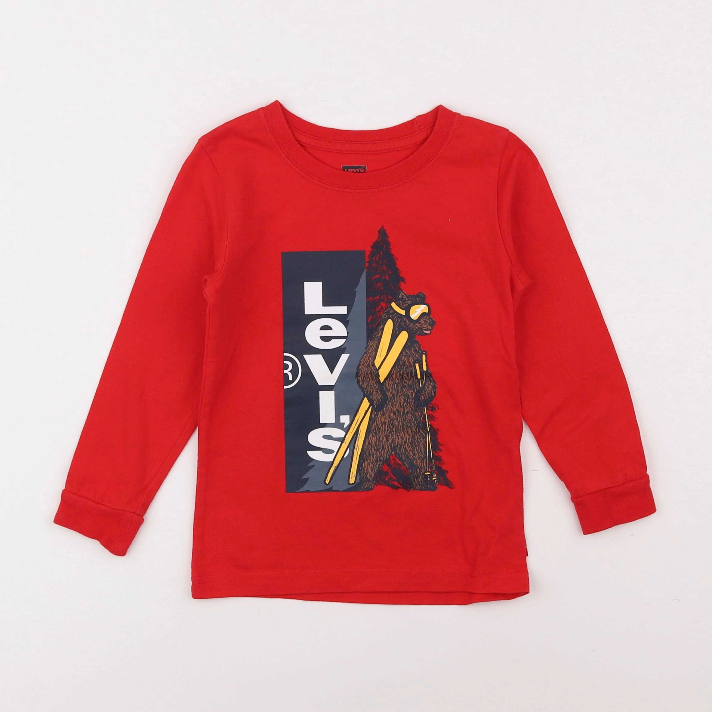 Levi's - tee-shirt rouge - 3 ans
