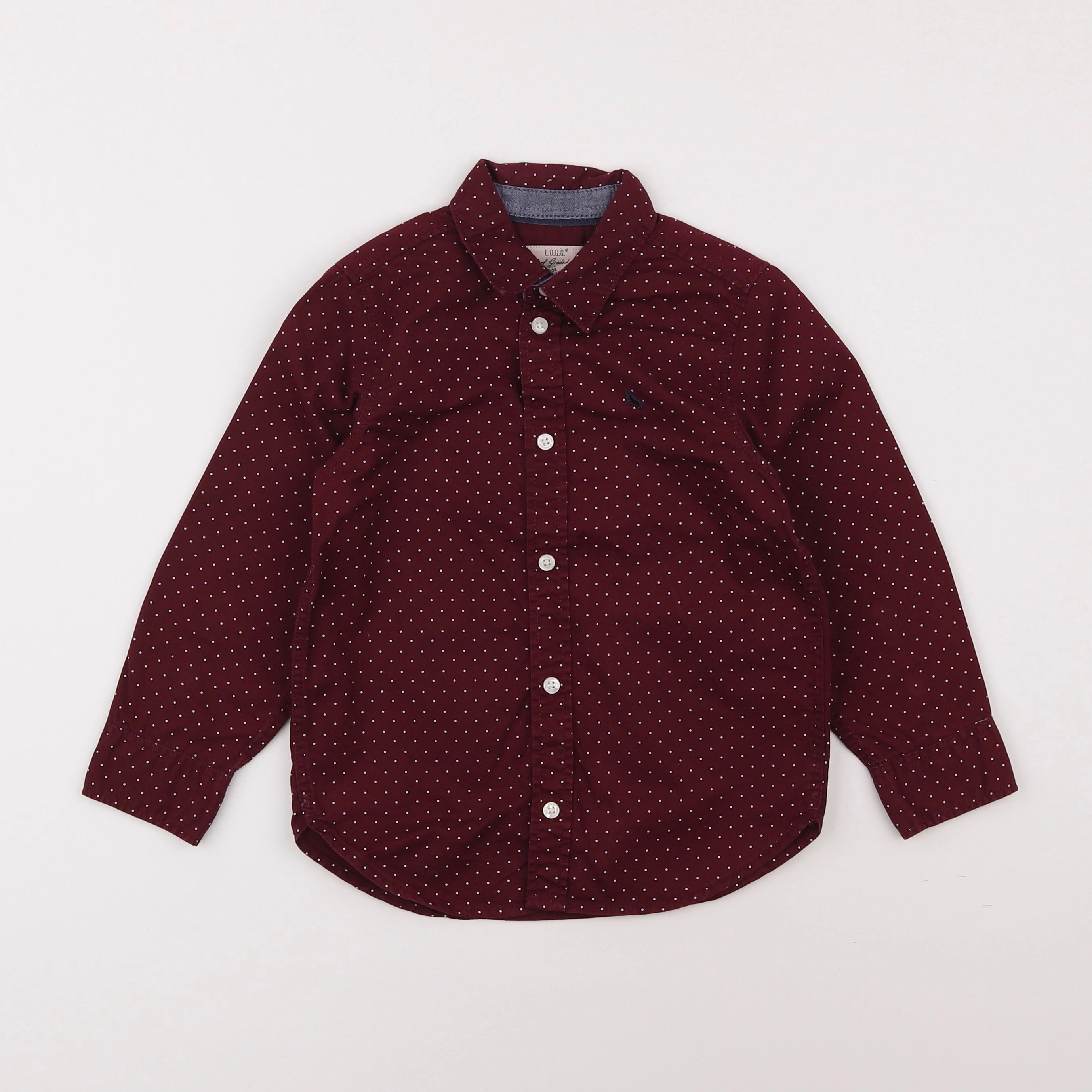 H&M - chemise rouge - 4/5 ans