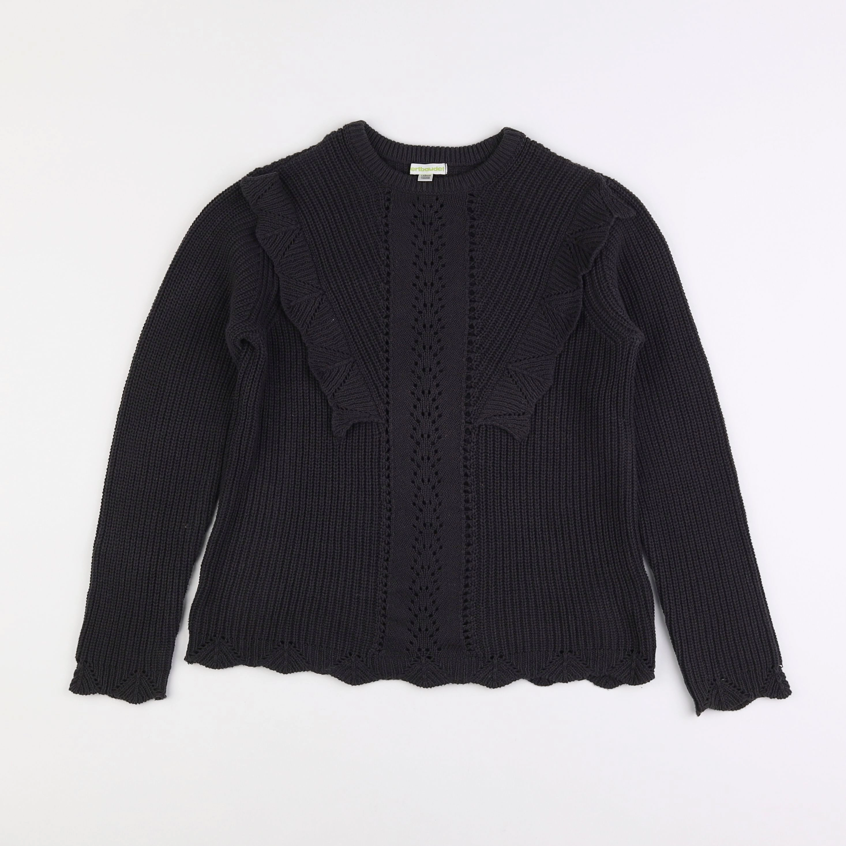 Vertbaudet - pull gris - 10 ans