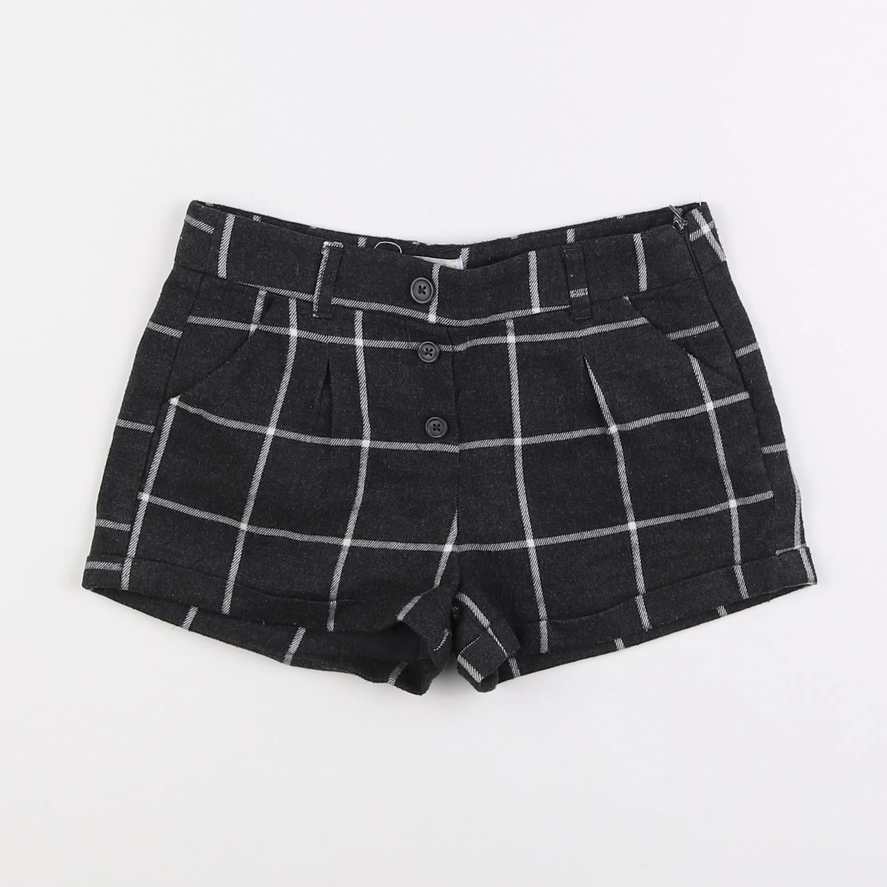 Vertbaudet - short gris - 8 ans