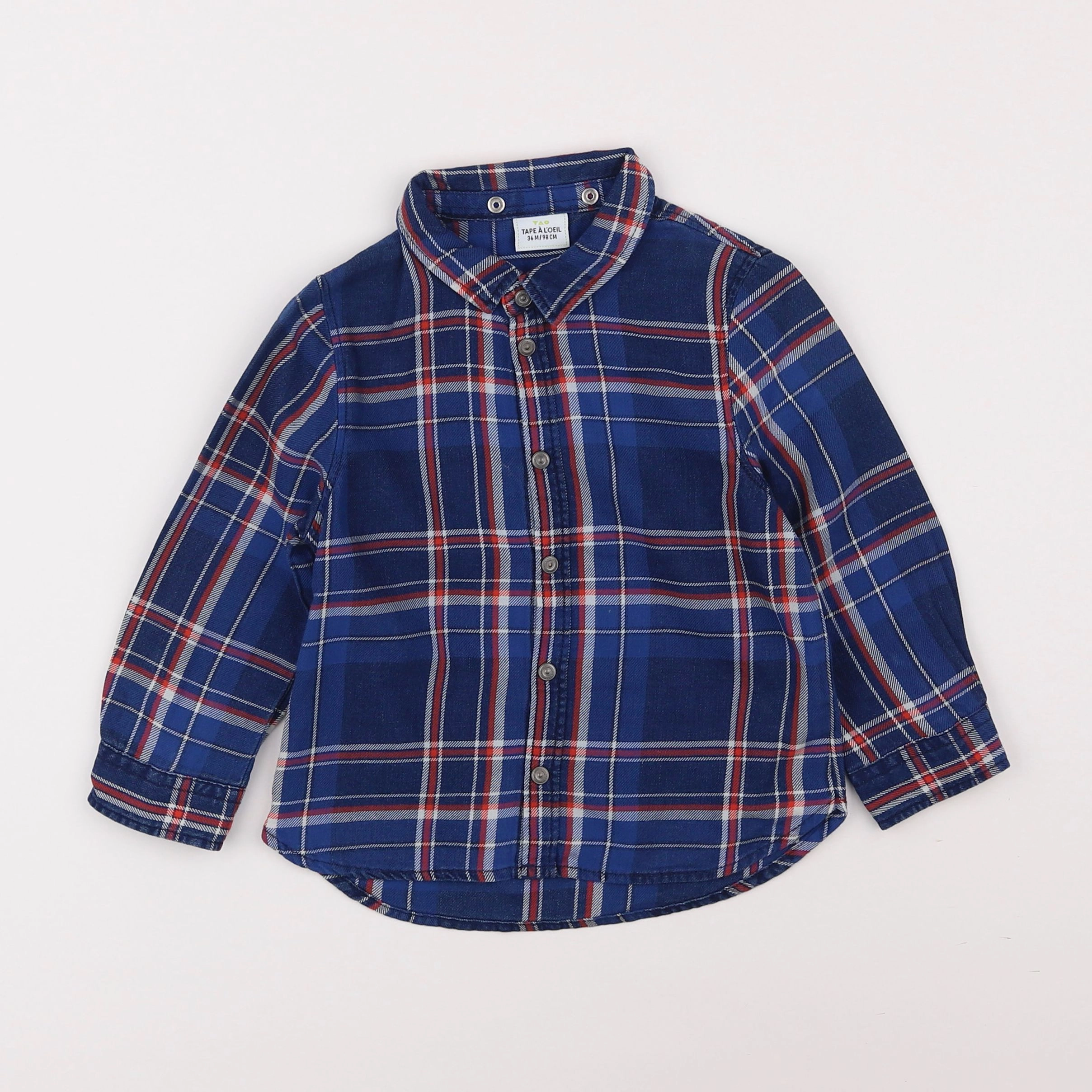 Tape à l'oeil - chemise bleu - 3 ans
