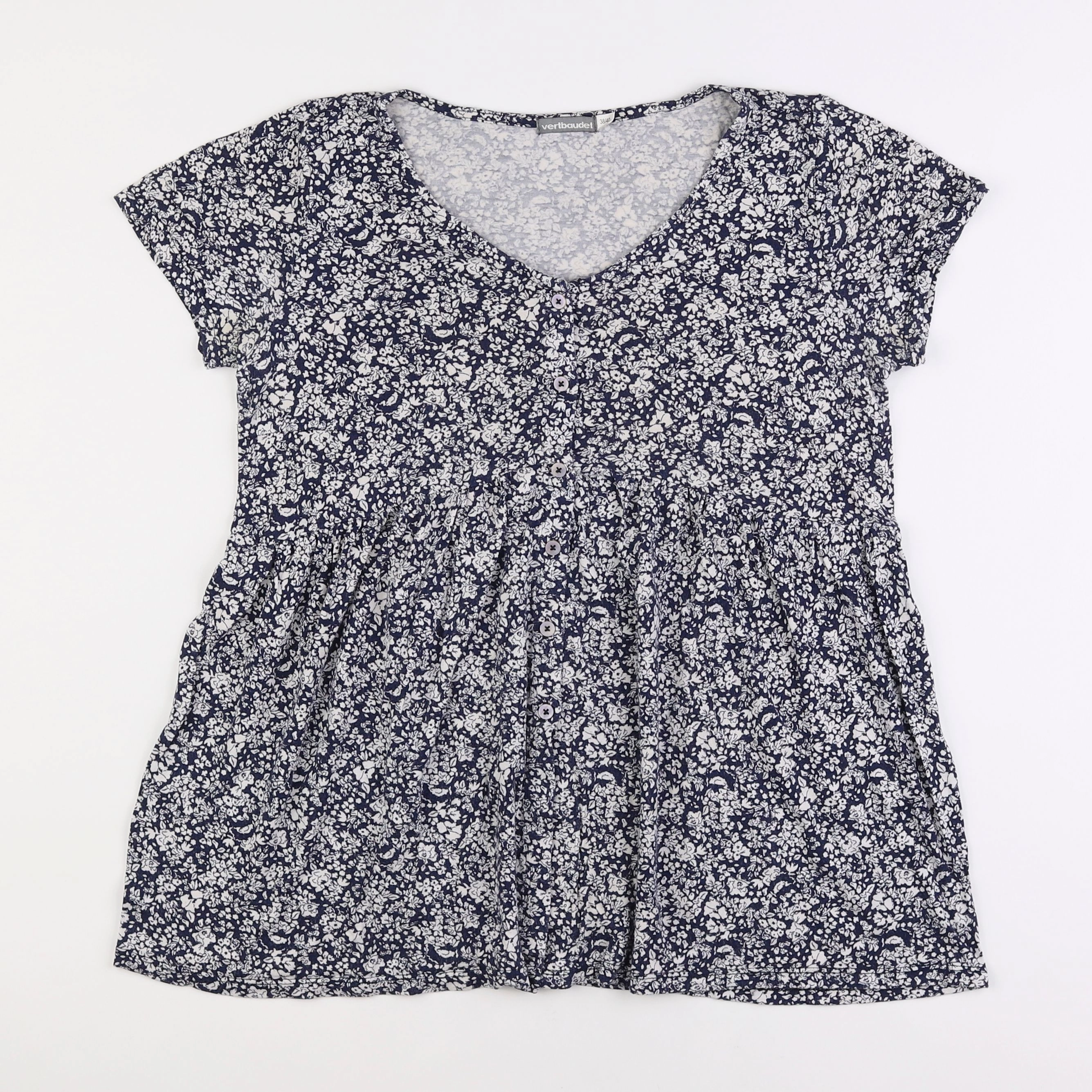 Vertbaudet - blouse grossesse bleu - 38 à 40