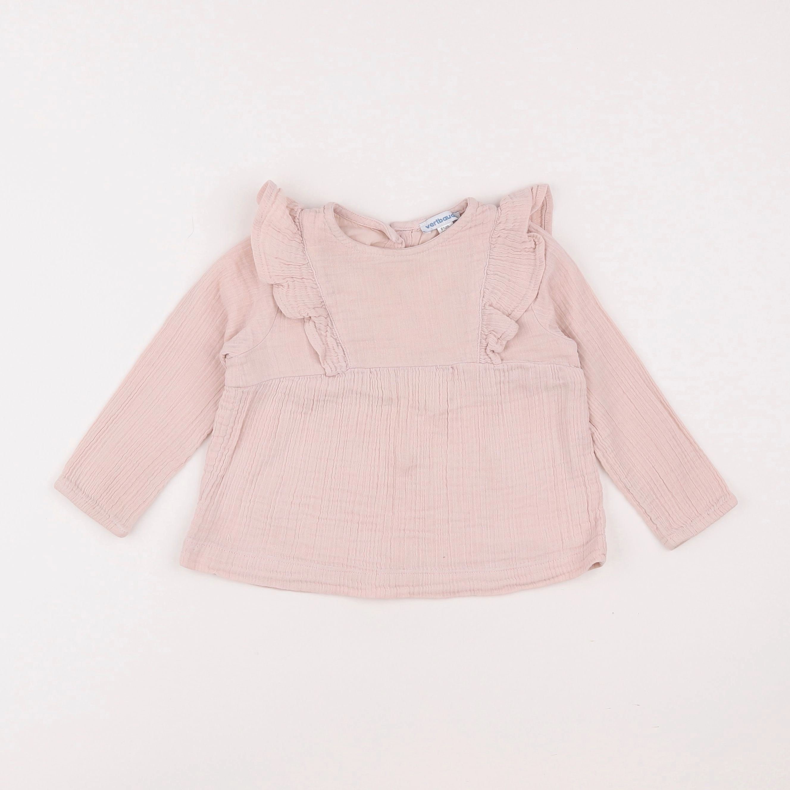 Vertbaudet - blouse rose - 18 mois