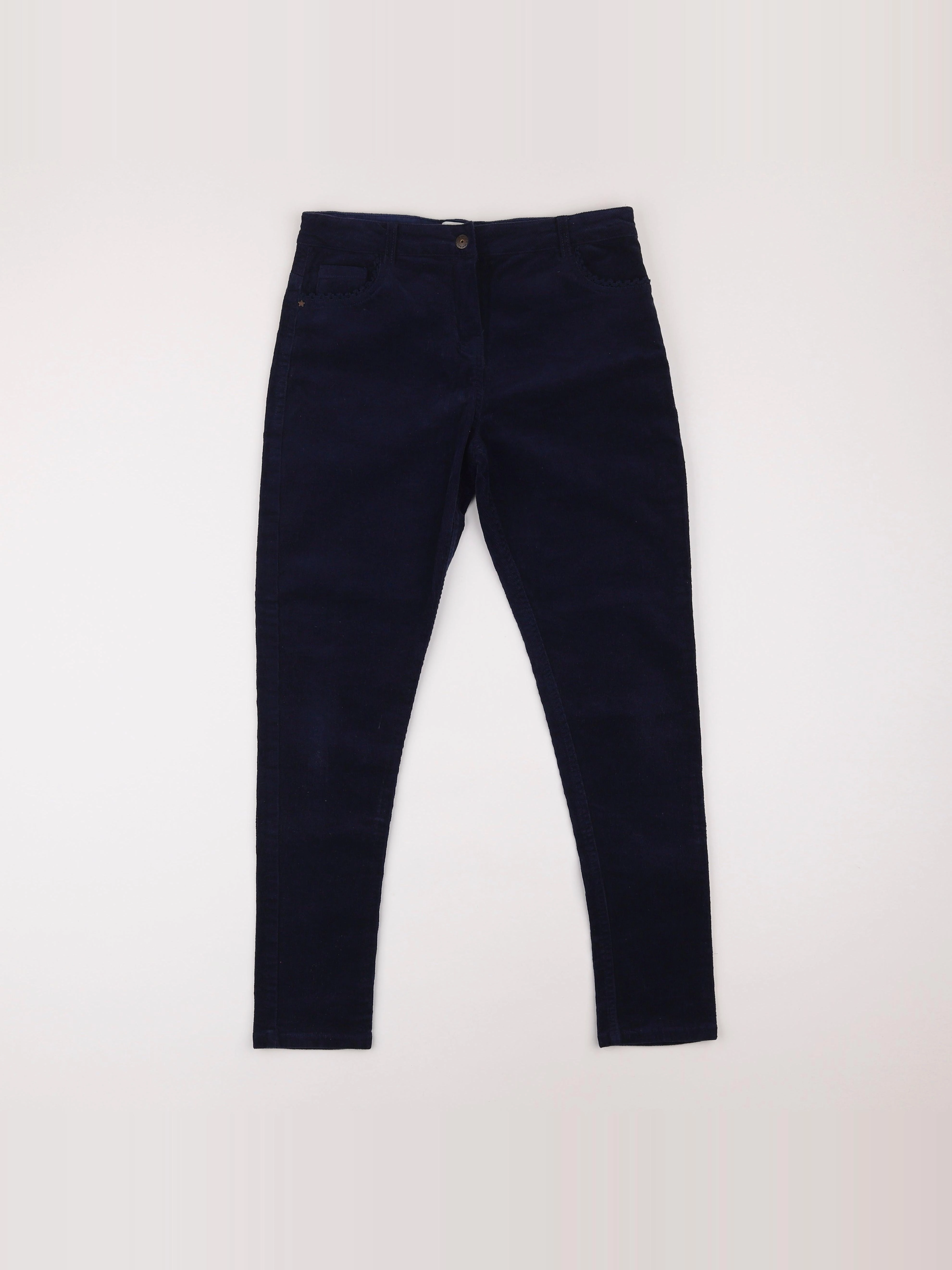 Vertbaudet - pantalon bleu - 12 ans